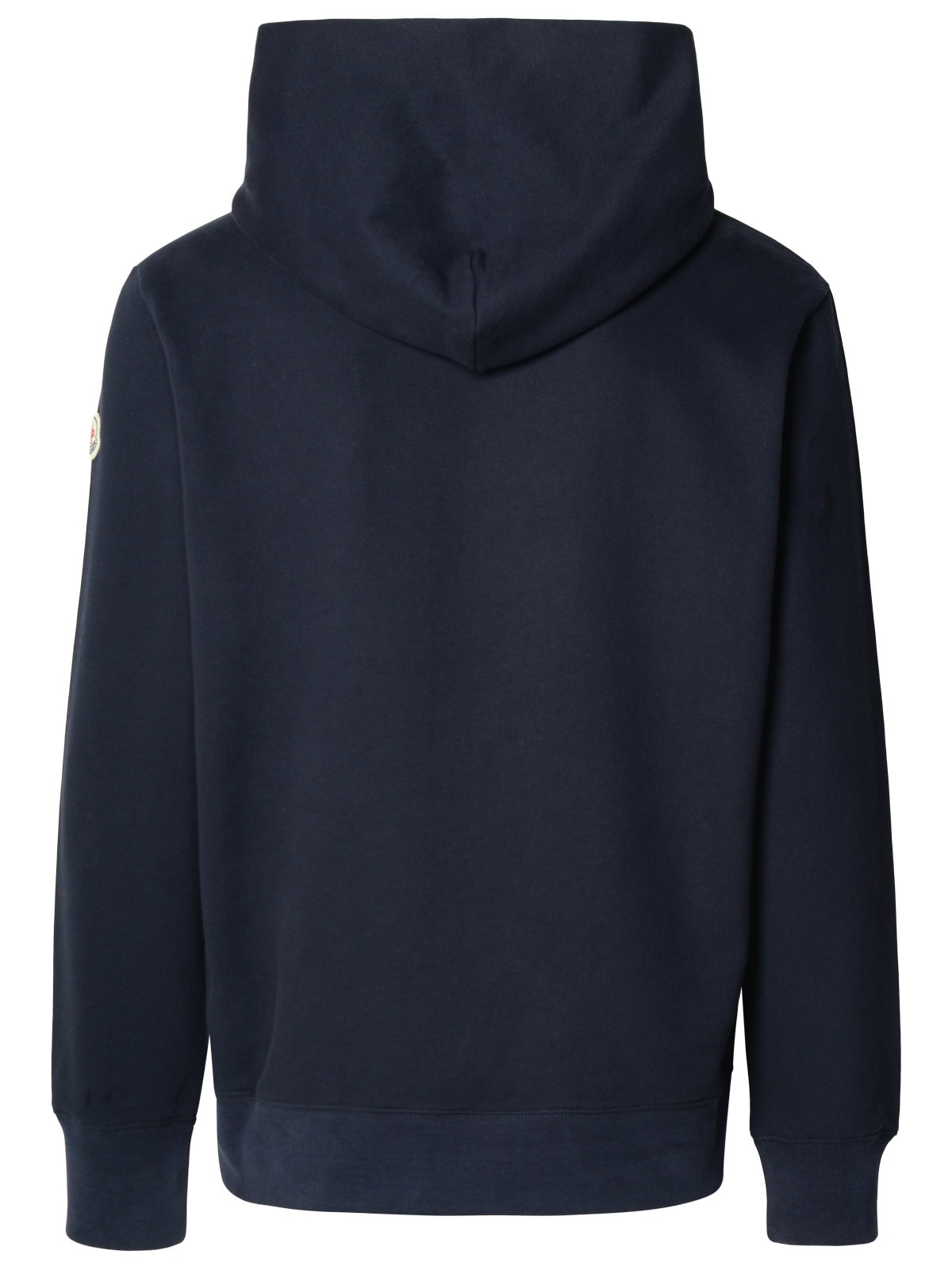 Shop Moncler Navy Cotton Sweatshirt In Blue