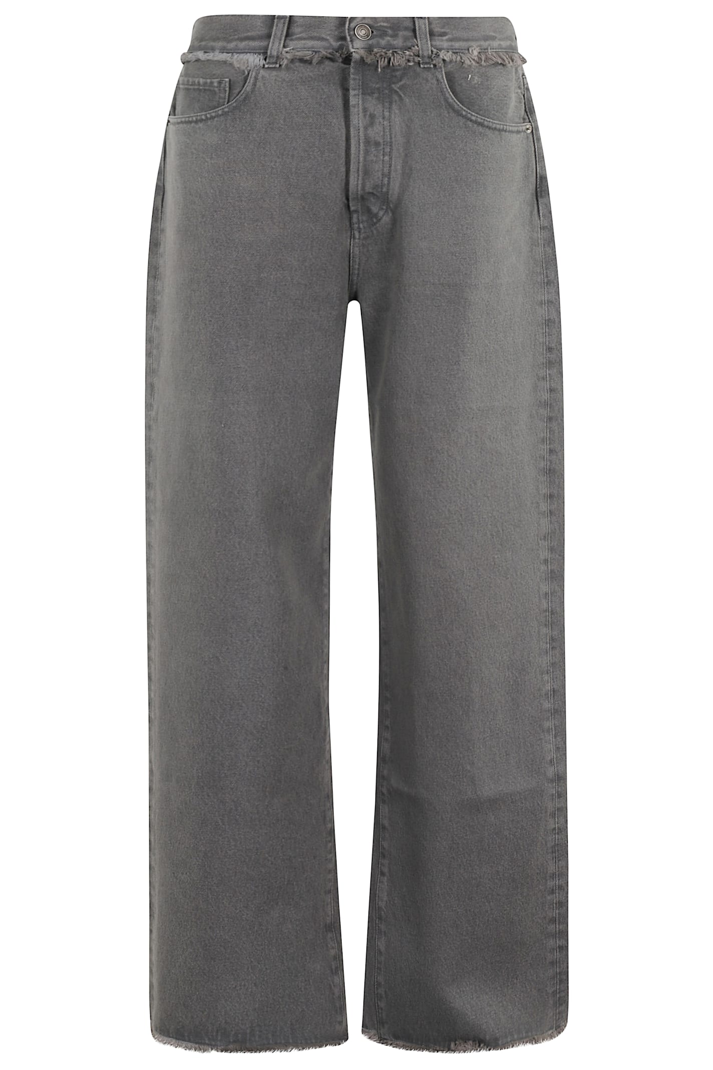 Alanui Free Horizons Relaxed D Pants In Gray