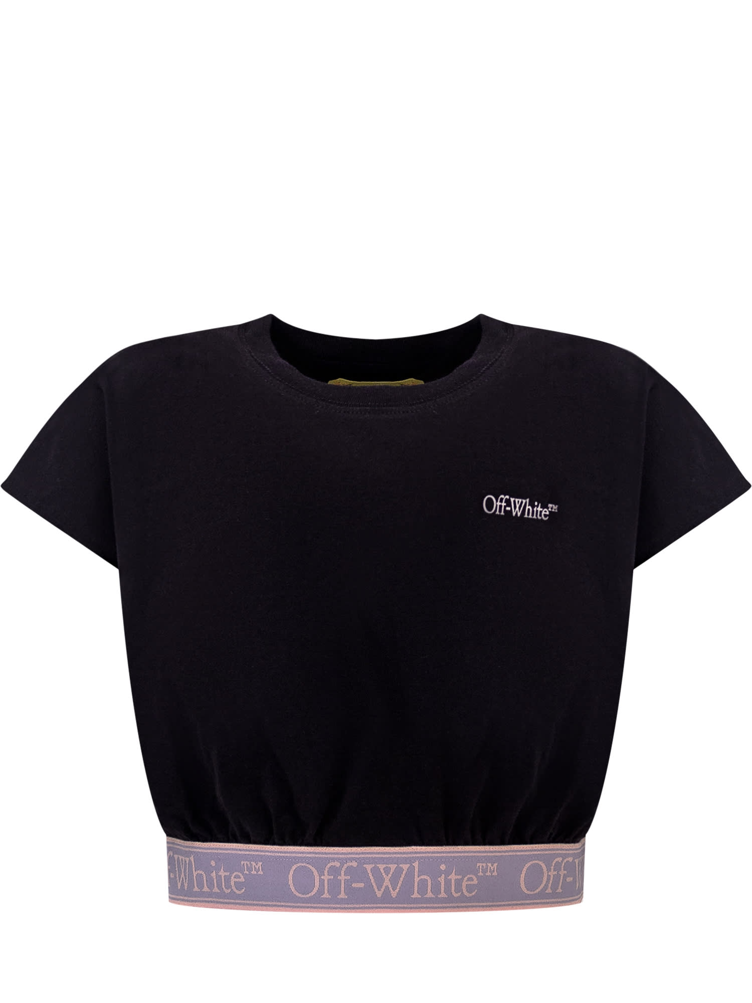Shop Off-white Bookish Top In Black Lilac