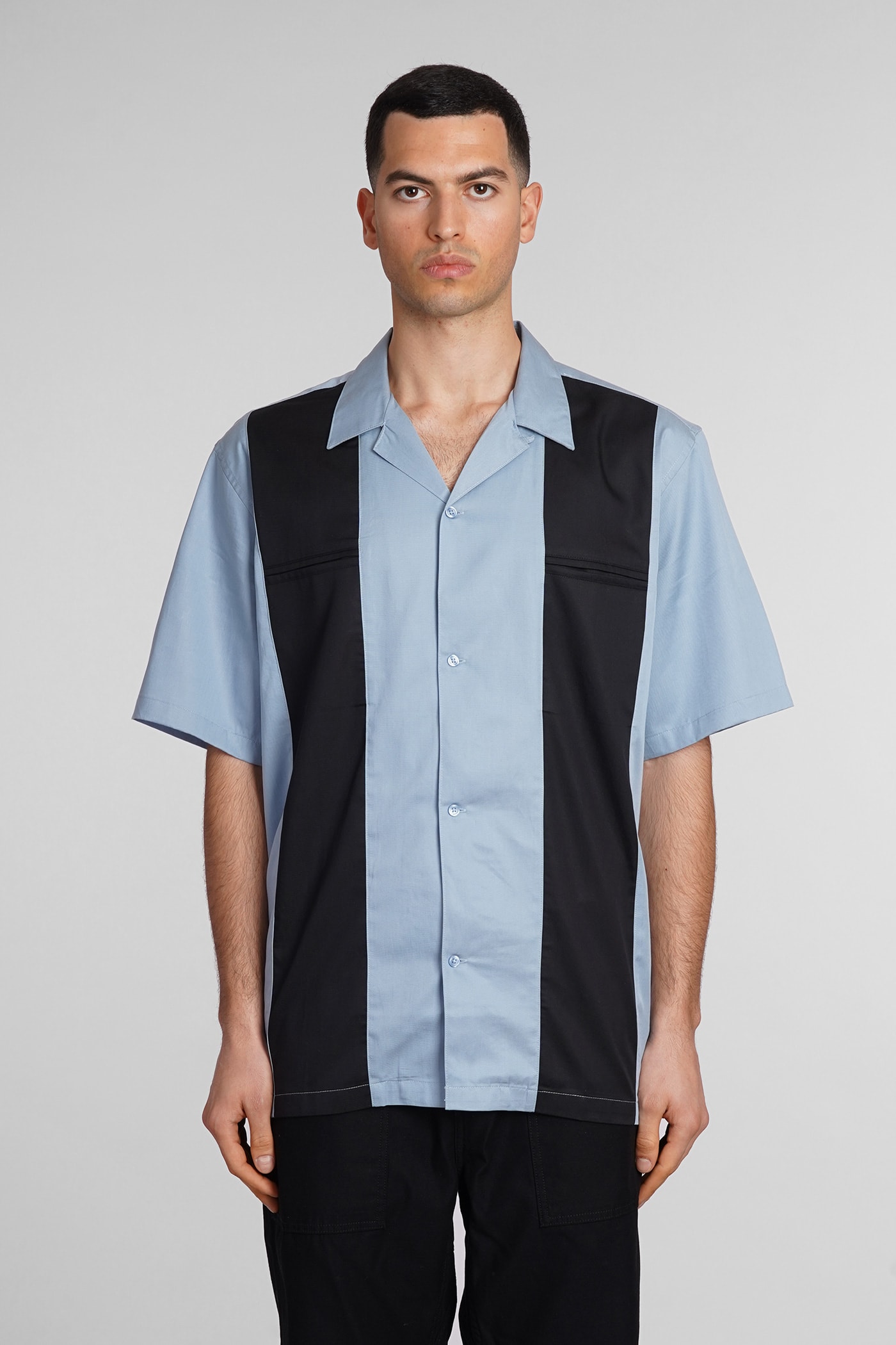 Shop Carhartt Shirt In Blue Cotton