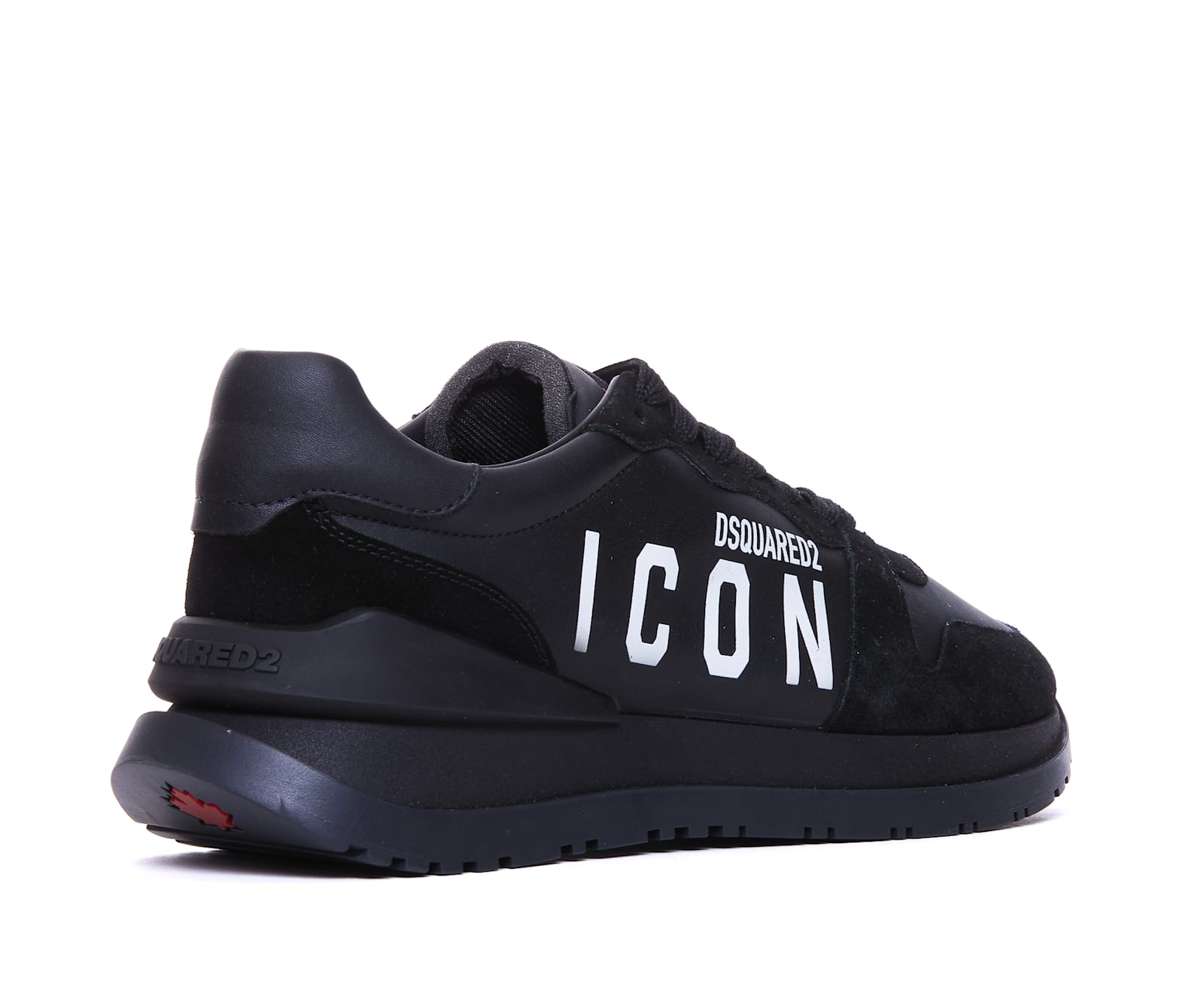 Shop Dsquared2 Icon Running Sneakers In Black