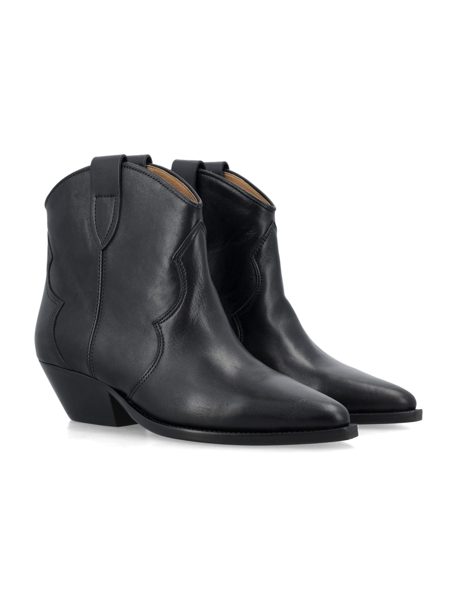 Shop Isabel Marant Dewina Boots In Black