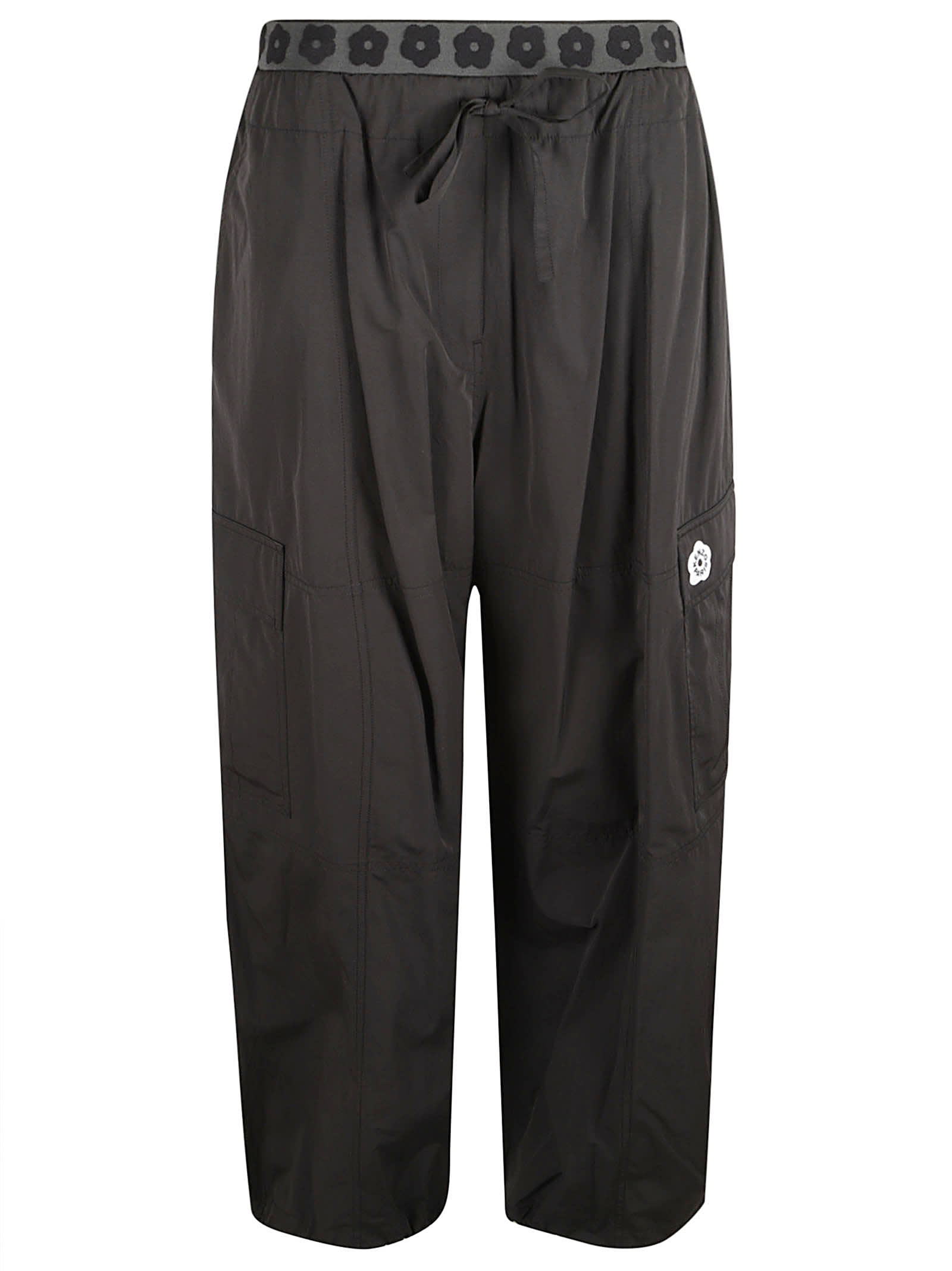 Shop Kenzo Bone 2.0 Trousers In Black