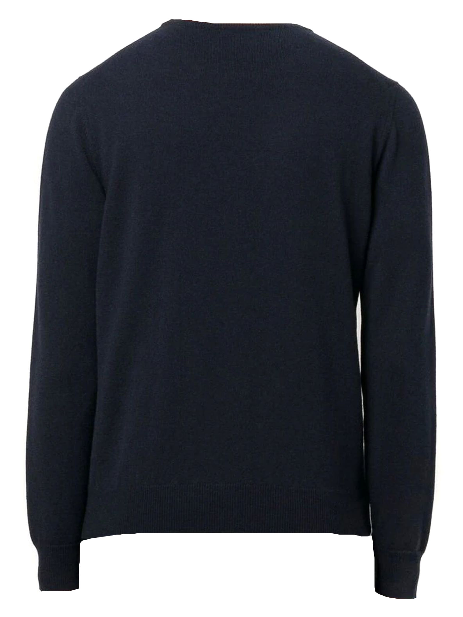 Shop Malo Navy Blue Cashmere Jumper