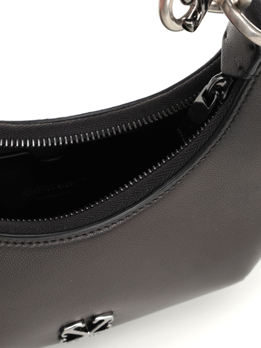 Off-white Hemisphere Shoulder Bag In Black