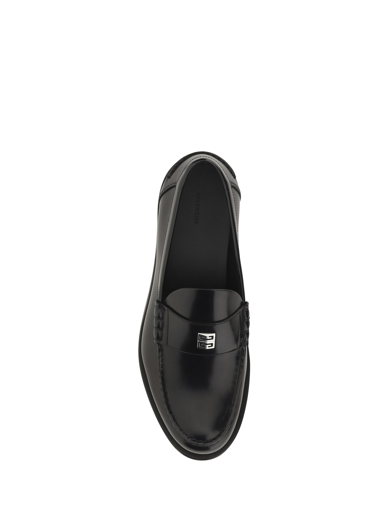Shop Givenchy Loafers In Nero