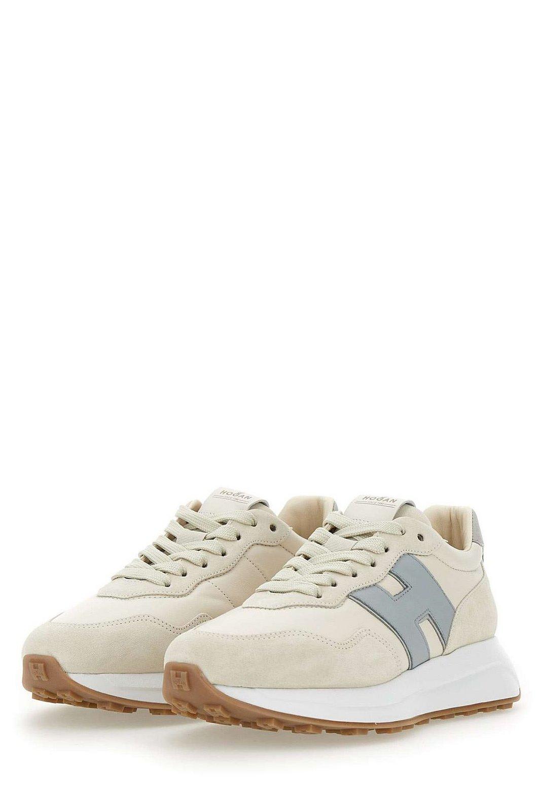 Hogan Light Beige Sneakers In Neutral