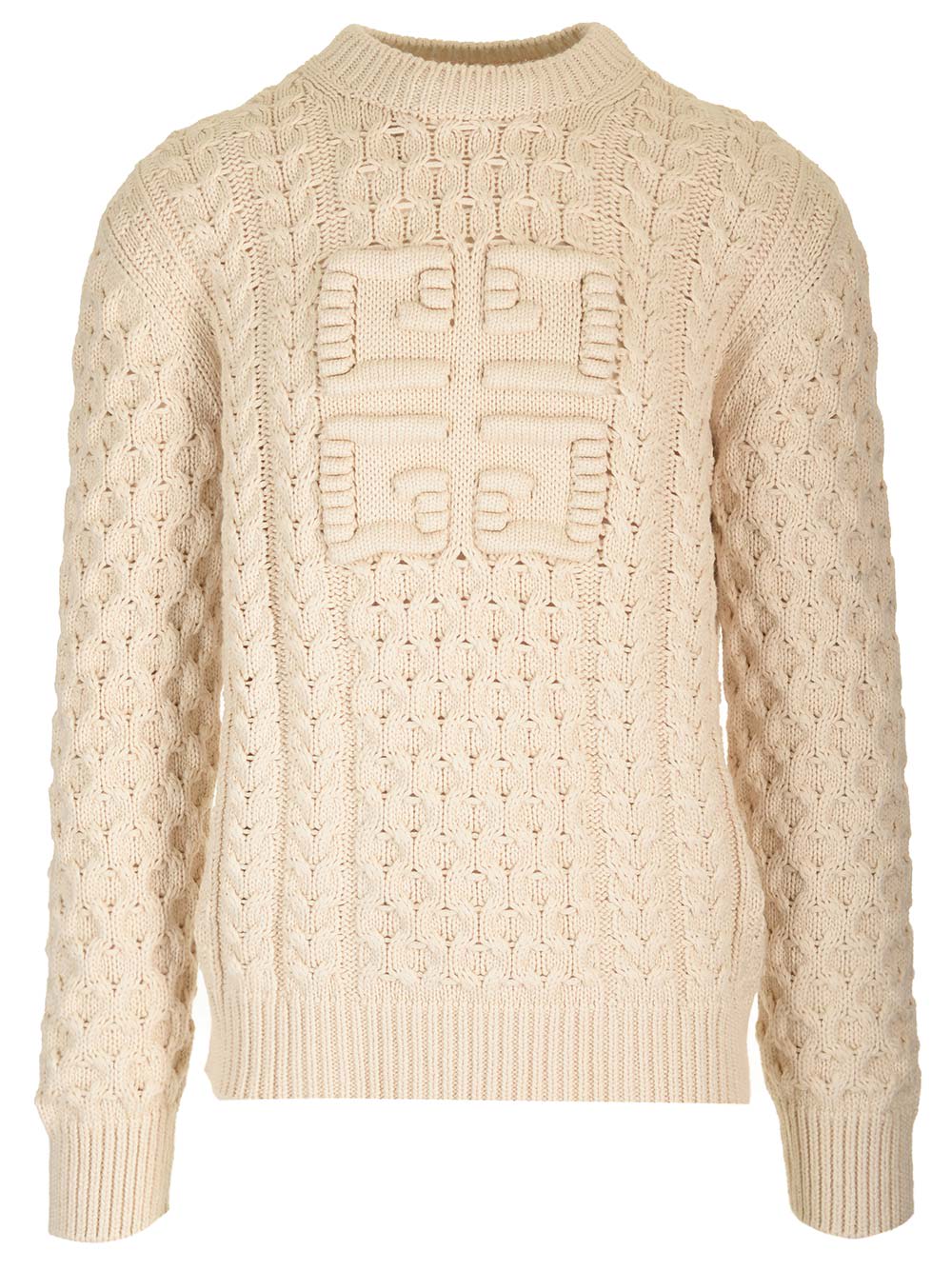 Givenchy 4g Pullover In Beige