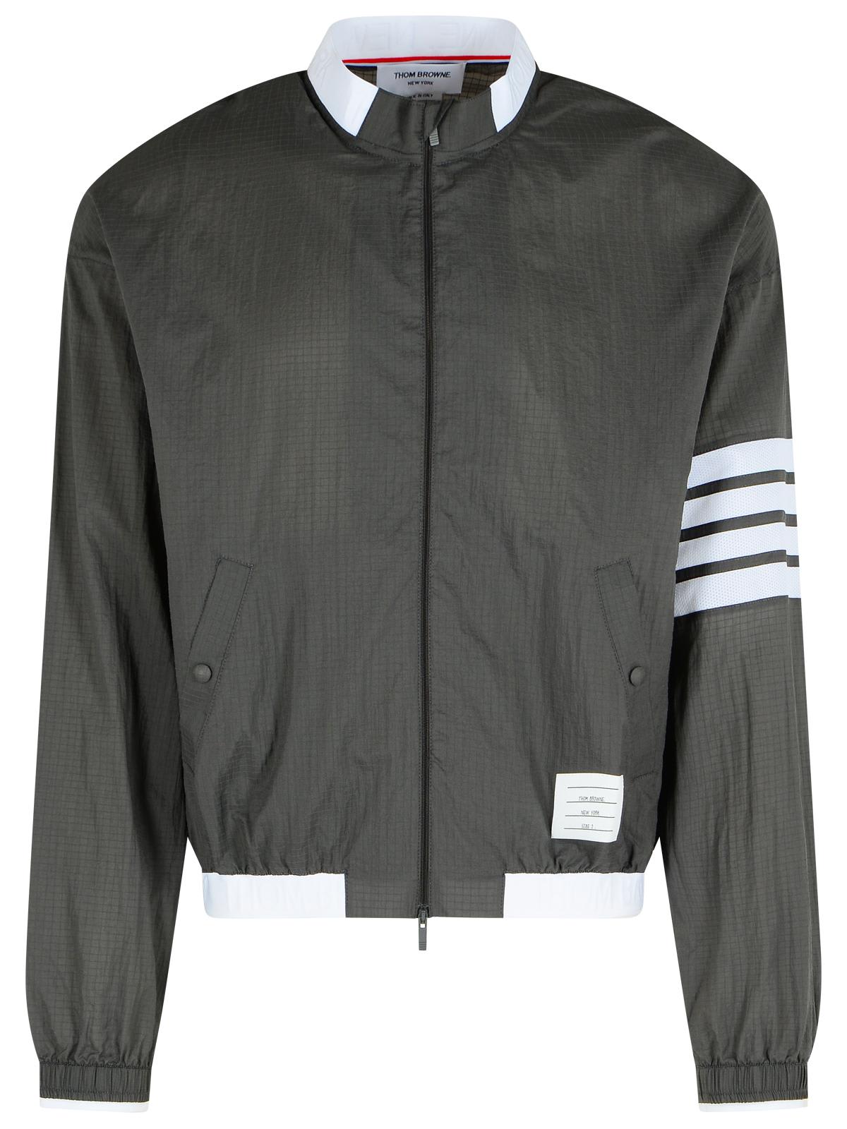 Bar Polyester Jacket - Thom Browne - Modalova