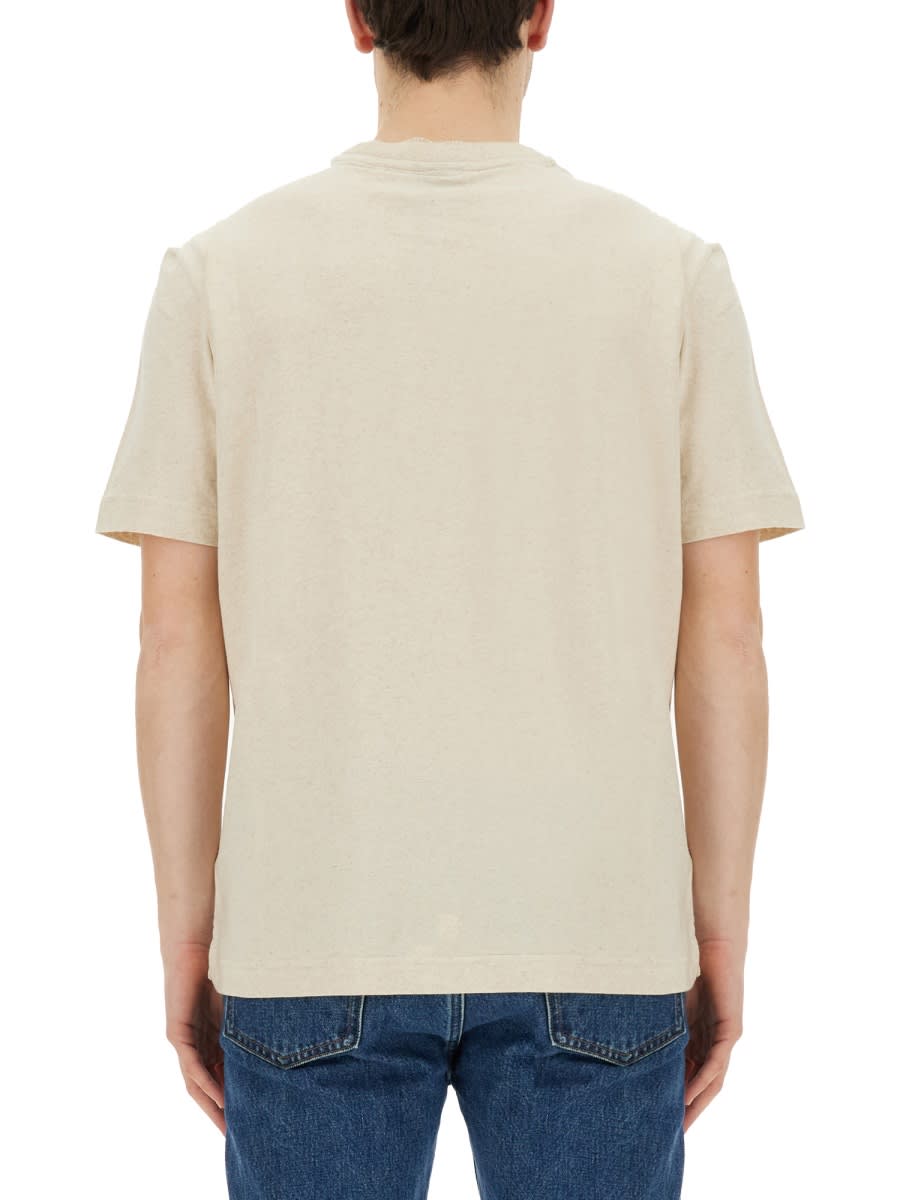 Shop Ps By Paul Smith Rabbit T-shirt In Beige
