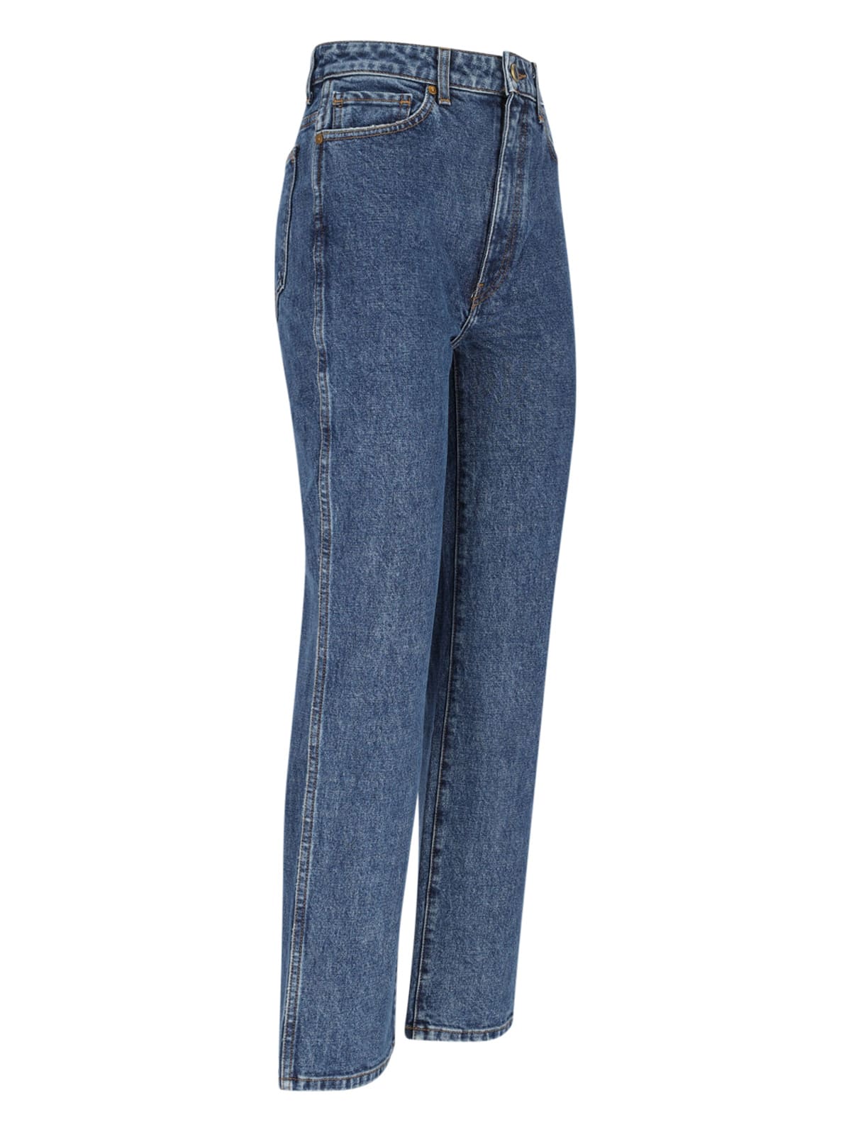 Khaite Corben Straight-leg Jeans In Boone