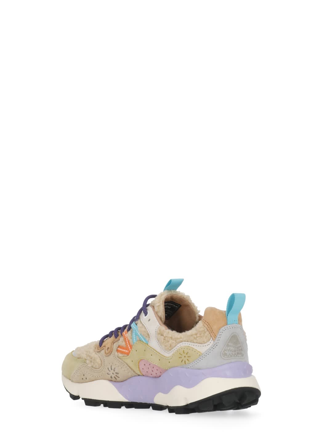 Flower Mountain Panelled-design Sneakers In Neutral
