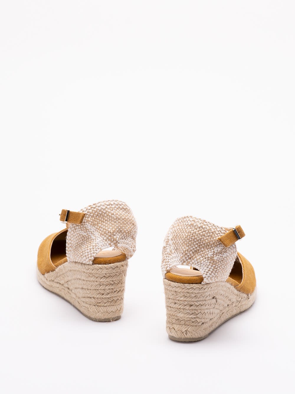 Castaã±er Chiarita Hemp Sole Wedges In Brown