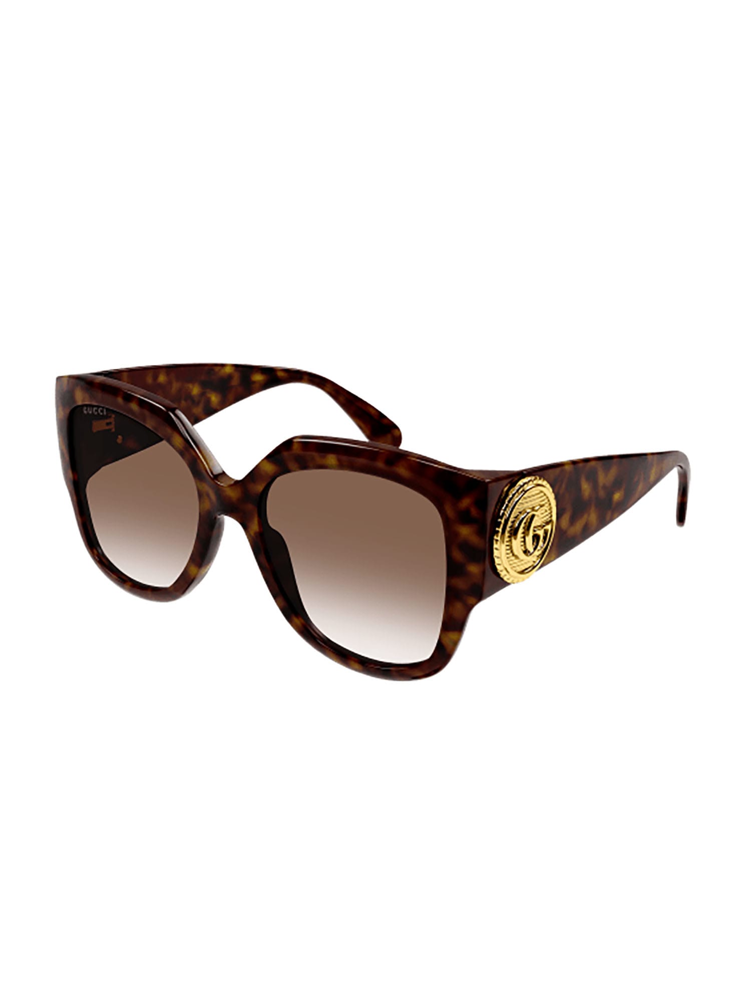 Shop Gucci Gg1407s Sunglasses In Havana Havana Brown