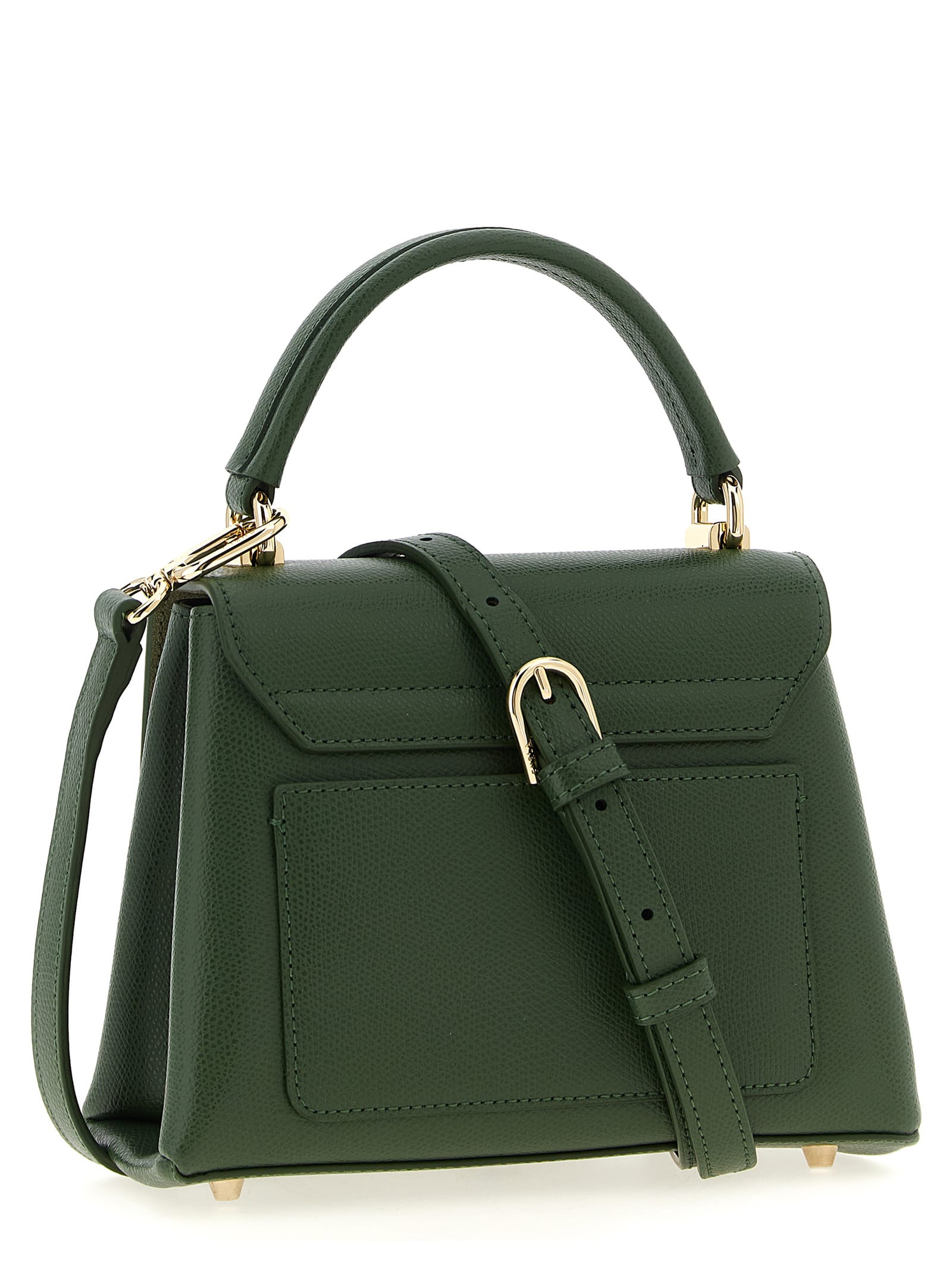 Furla 1927 Mini Handbag Detachable Strap In Green