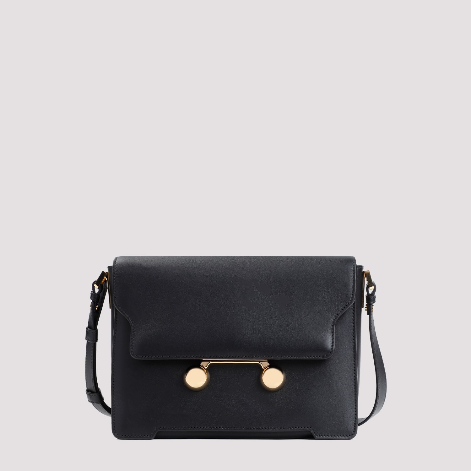 Shop Marni Medium Shoulder Bag In Black