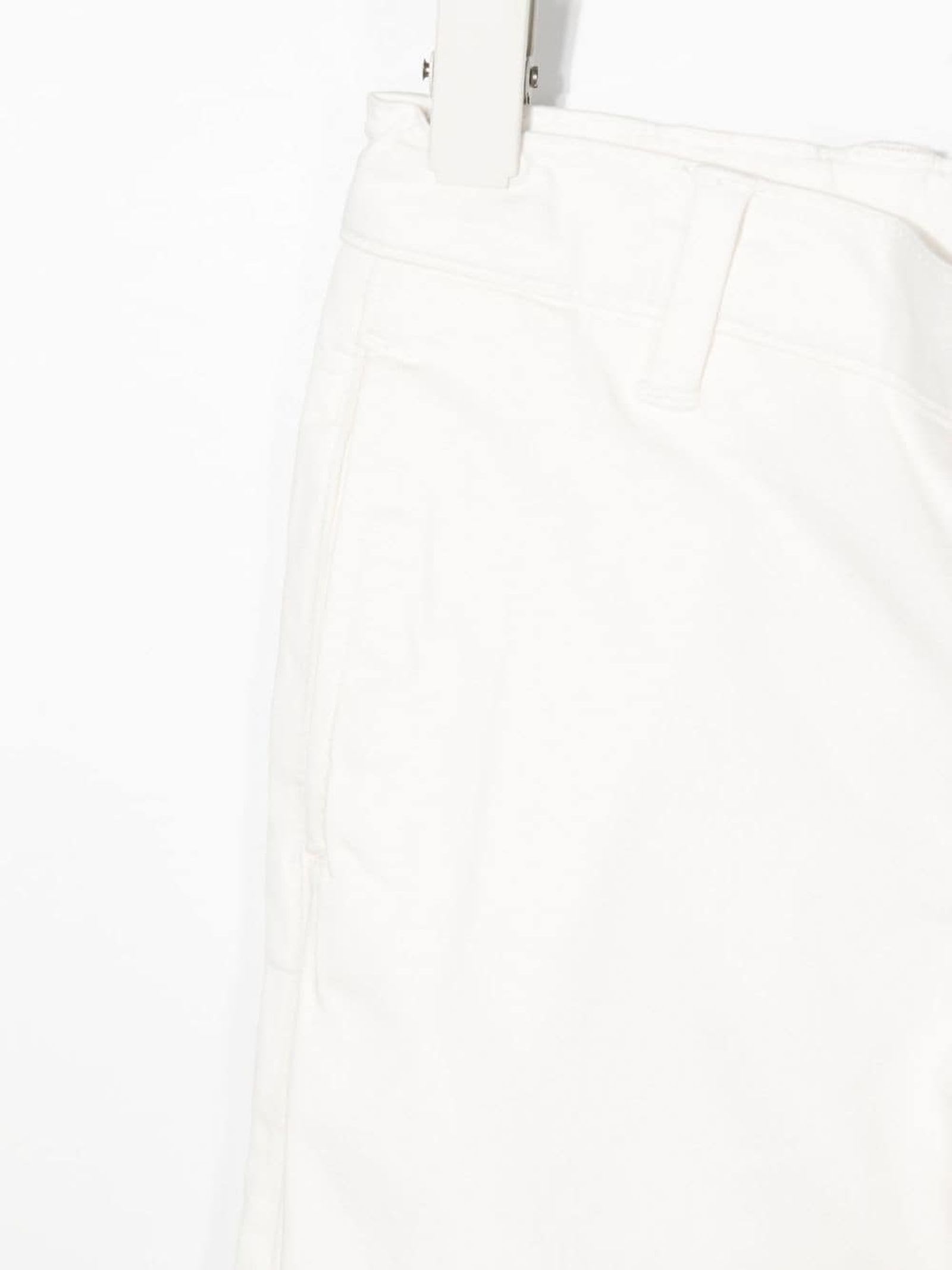 Shop Fay Trousers White