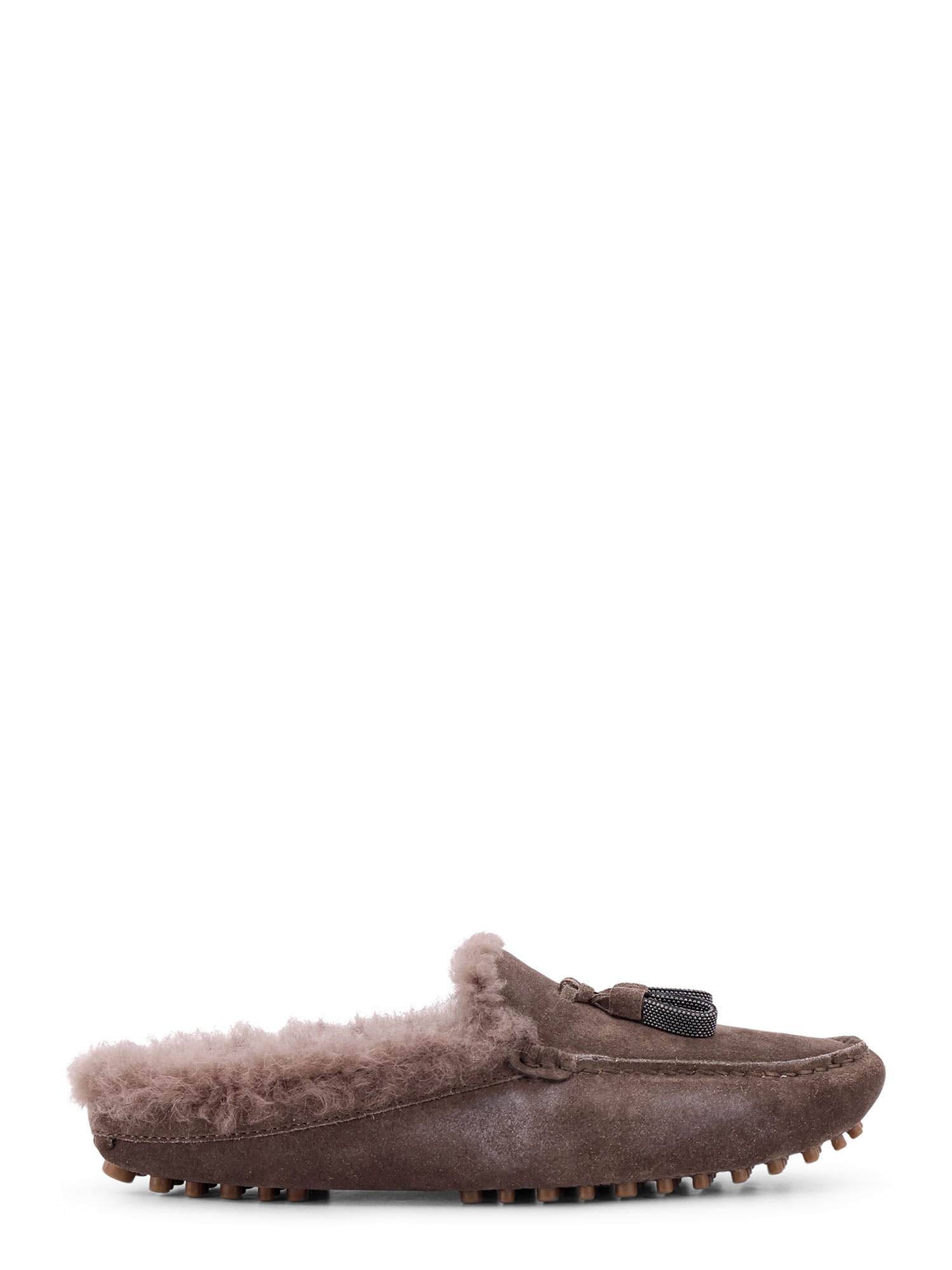 Shop Brunello Cucinelli Loafer In Brown