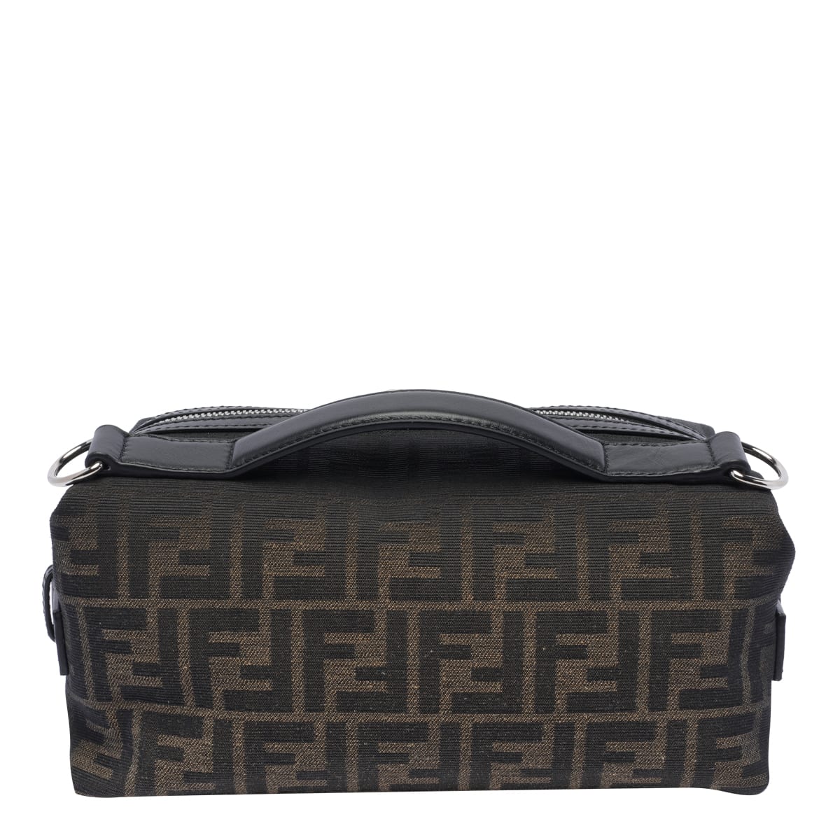 Shop Fendi Small  Siesta Ff Bag In Brown