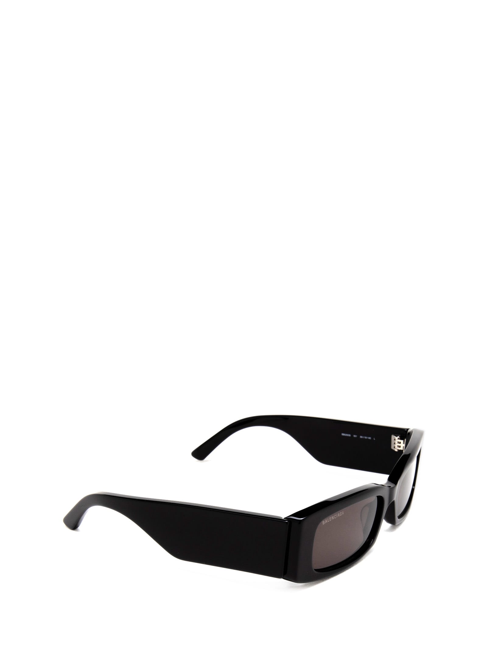Shop Balenciaga Bb0260s Black Sunglasses