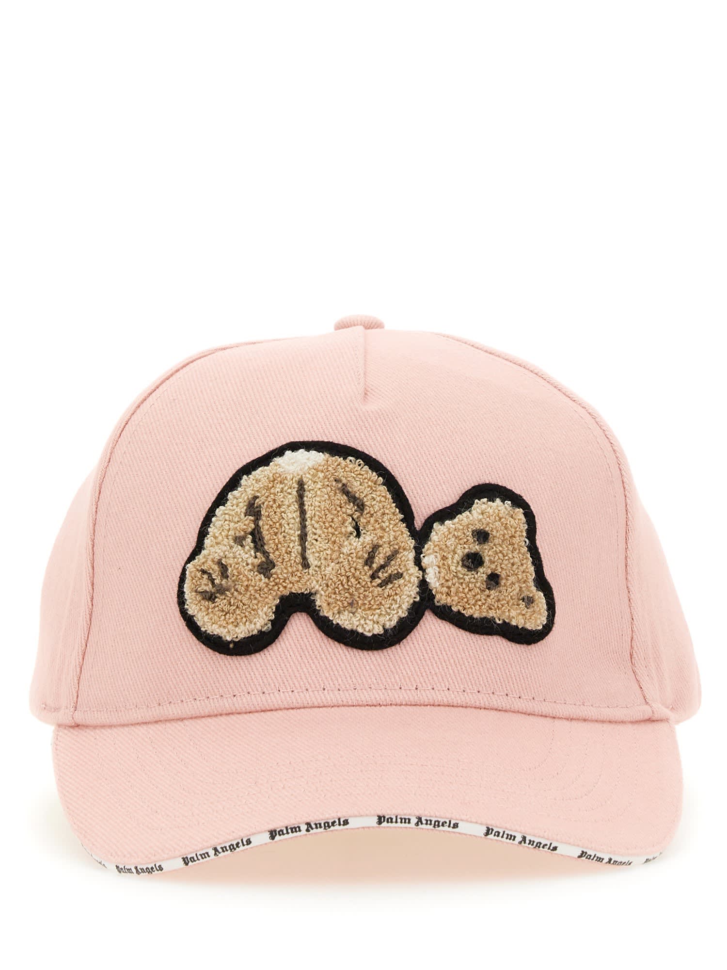 Palm Angels Baseball Hat With Bear Embroidery