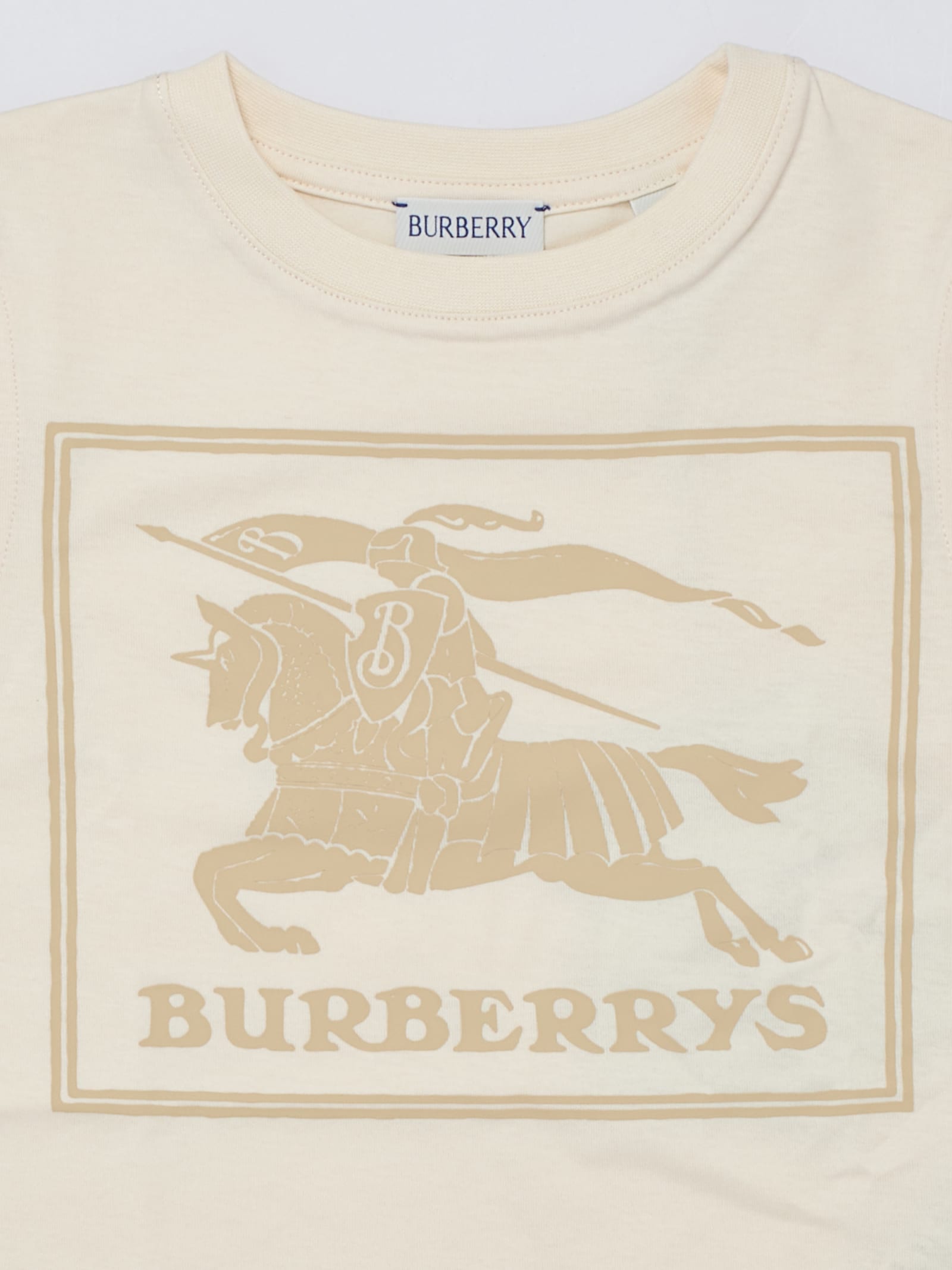 Shop Burberry Cedar T-shirt T-shirt In Crema