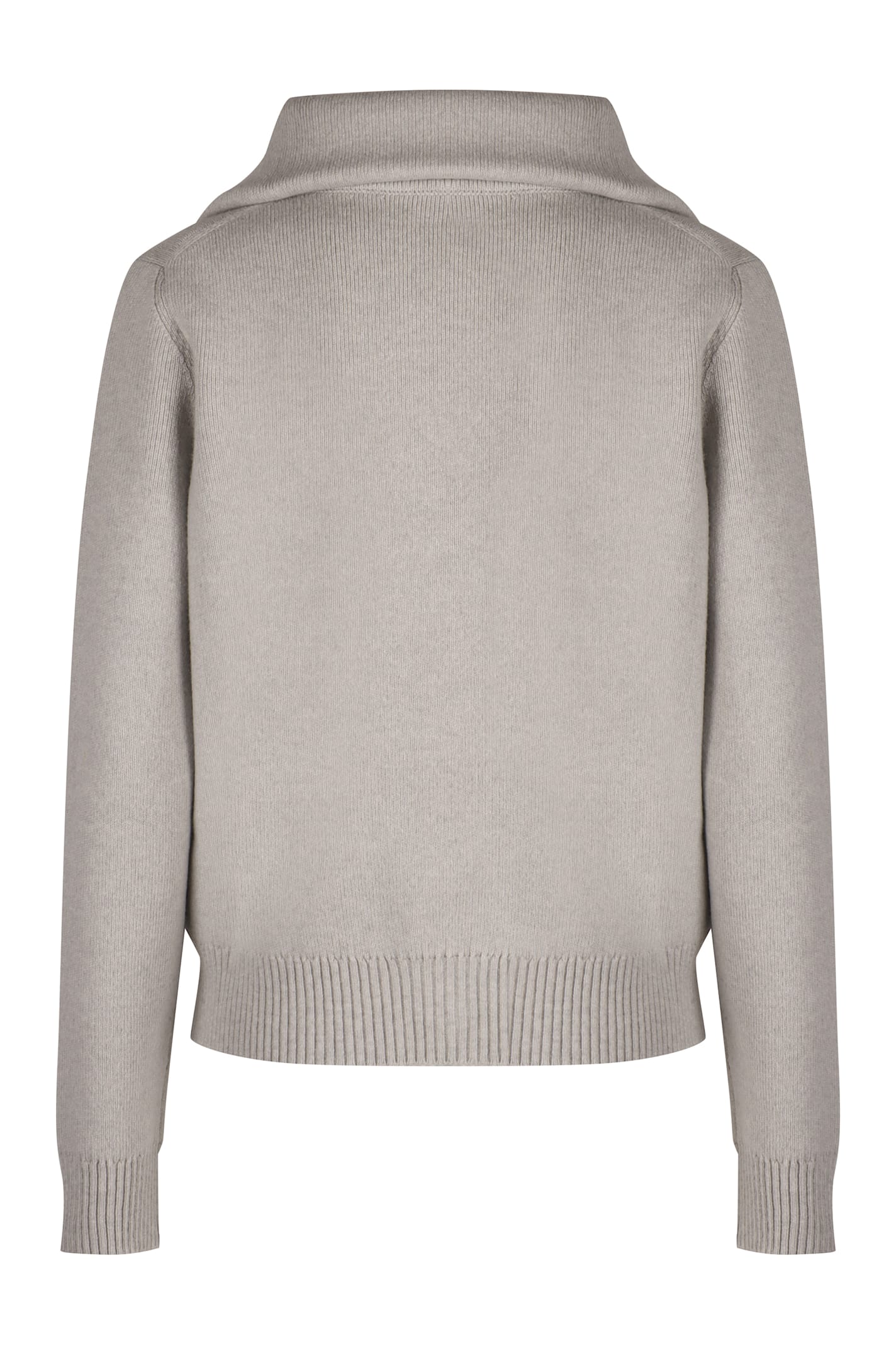 Shop Bottega Veneta Wool Cardigan In Grey