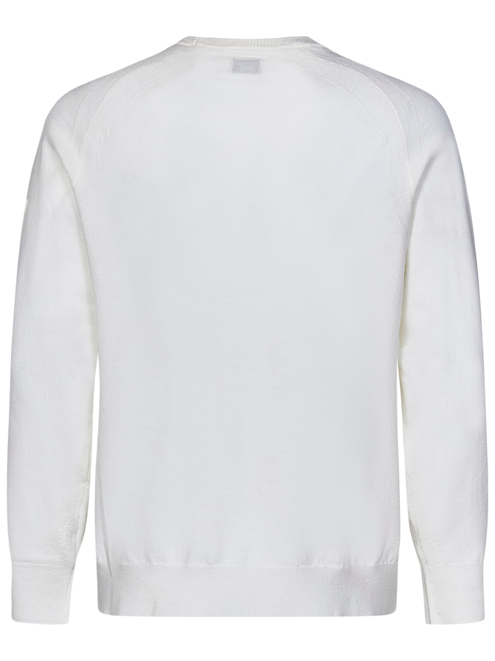 Shop C.p. Company Sweater In White