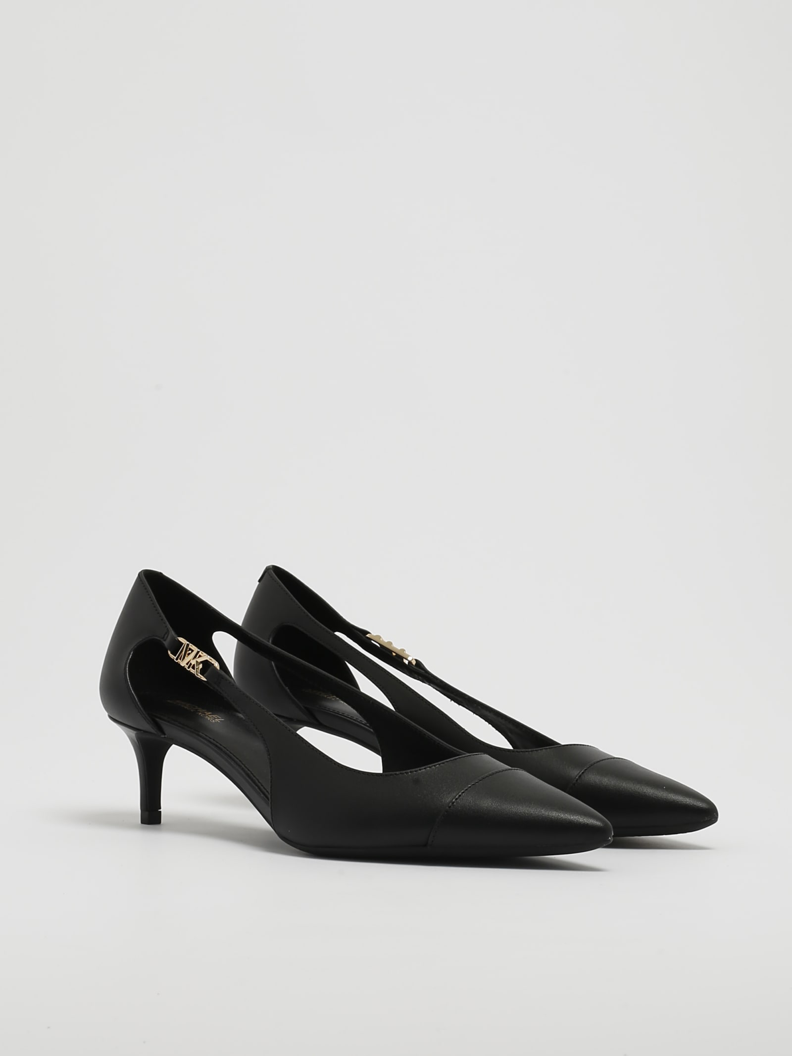 Michael Kors Veronica Kitten Pump Pump In Nero