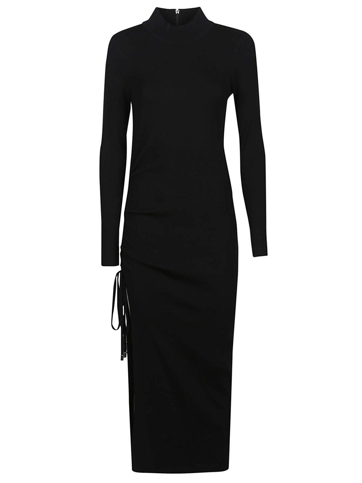 MICHAEL MICHAEL KORS STRETCHED RUCHED DRESS 