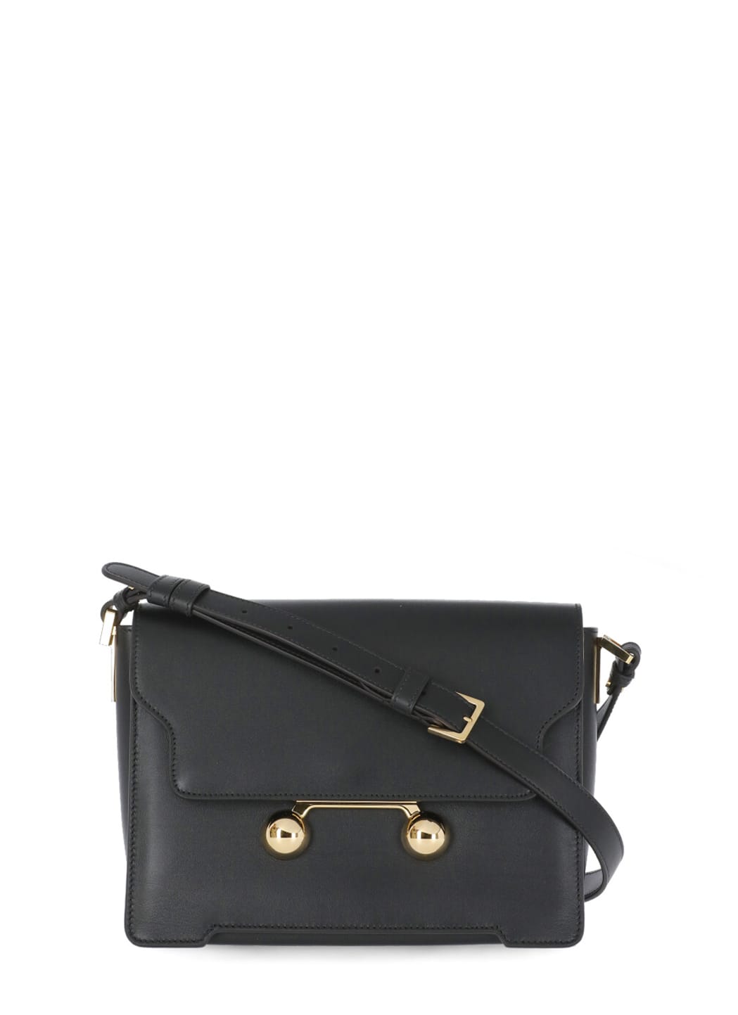 Shop Marni Trunkaroo Bag In Black