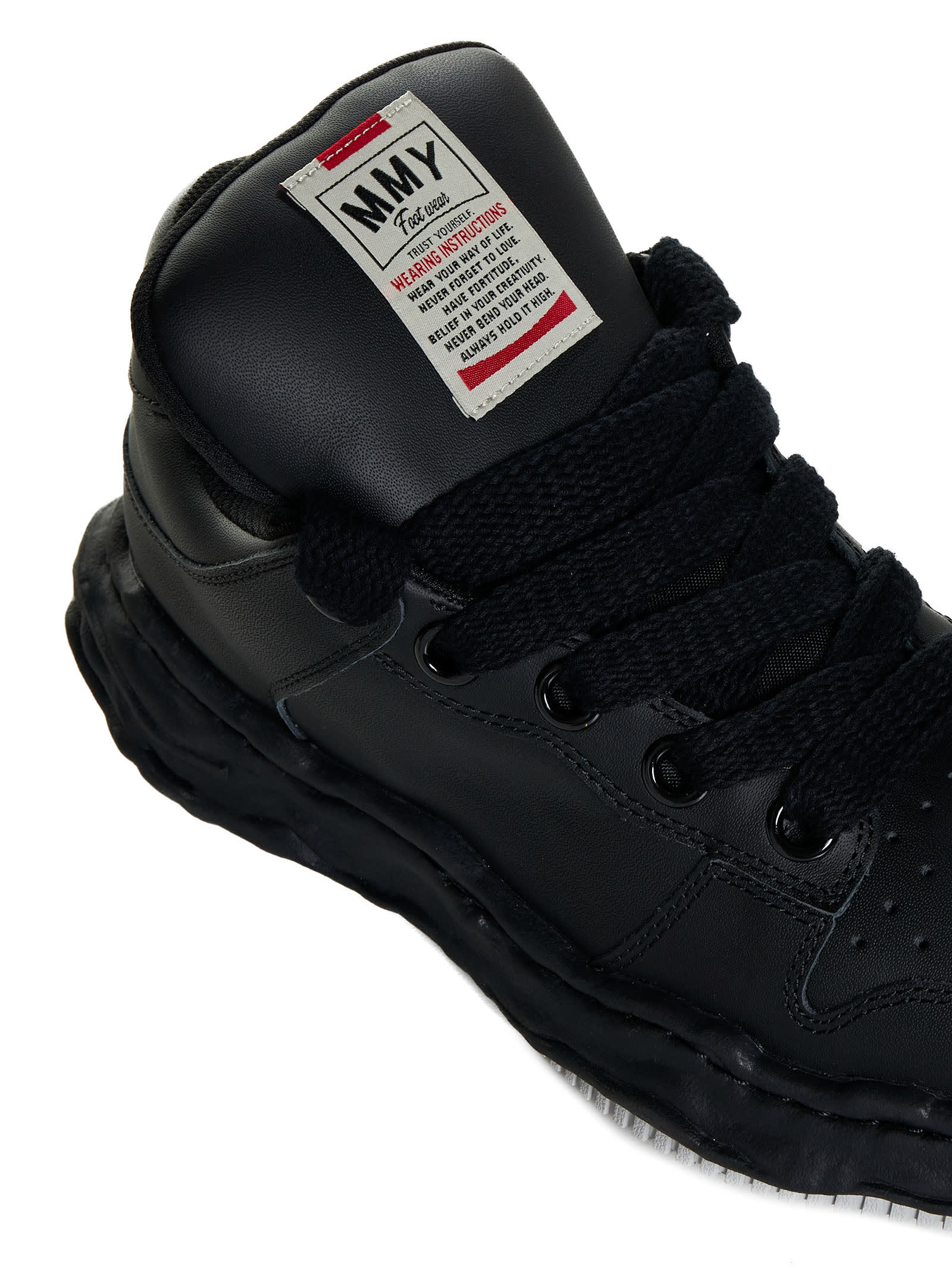 Shop Miharayasuhiro Sneakers In Blk/blk