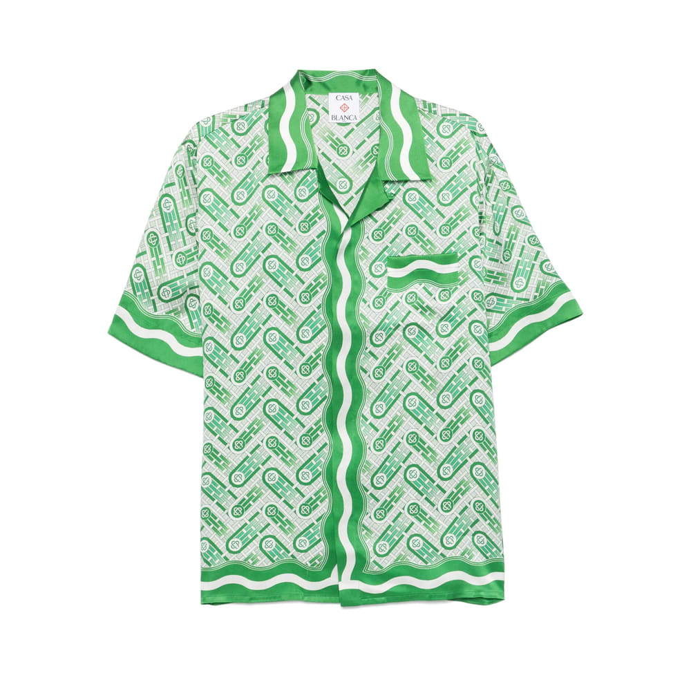 Casablanca Short-sleeved Shirt In Green