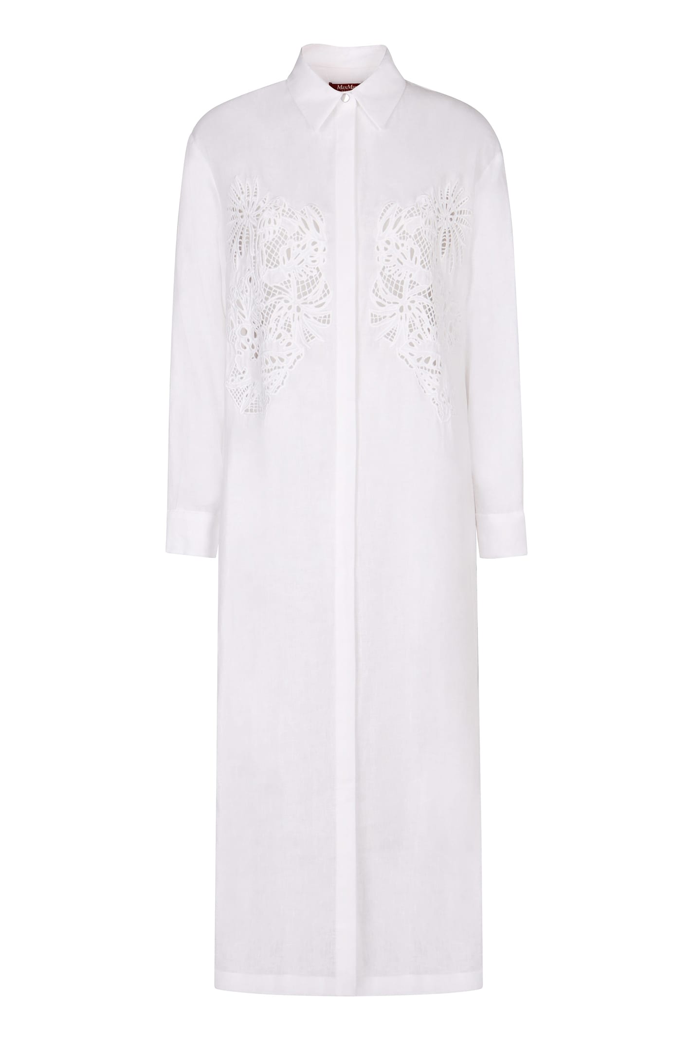 Shop Max Mara Megaton Shirtdress In White
