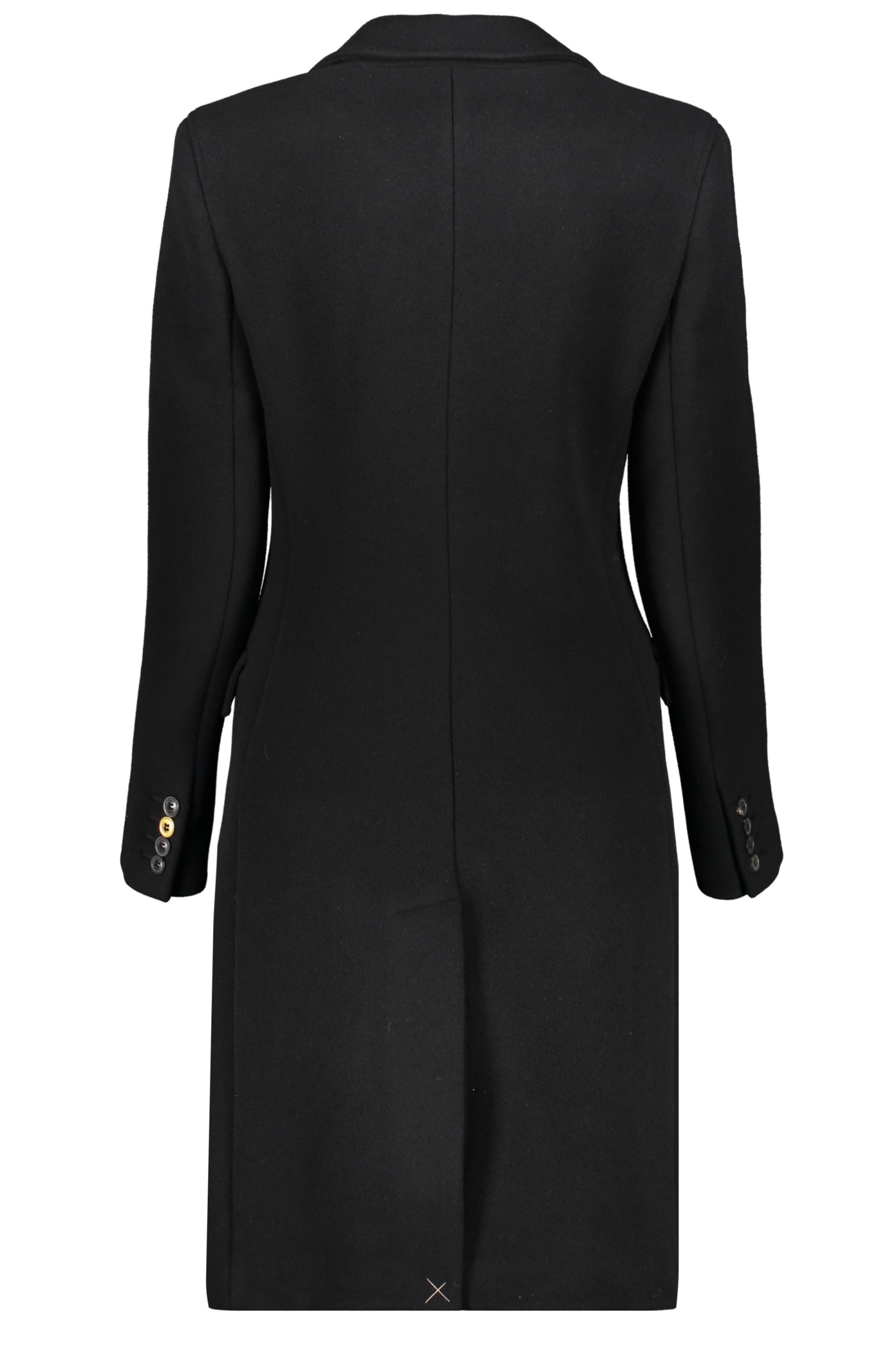 Shop Agnona Wool And Cashmere Coat In Black