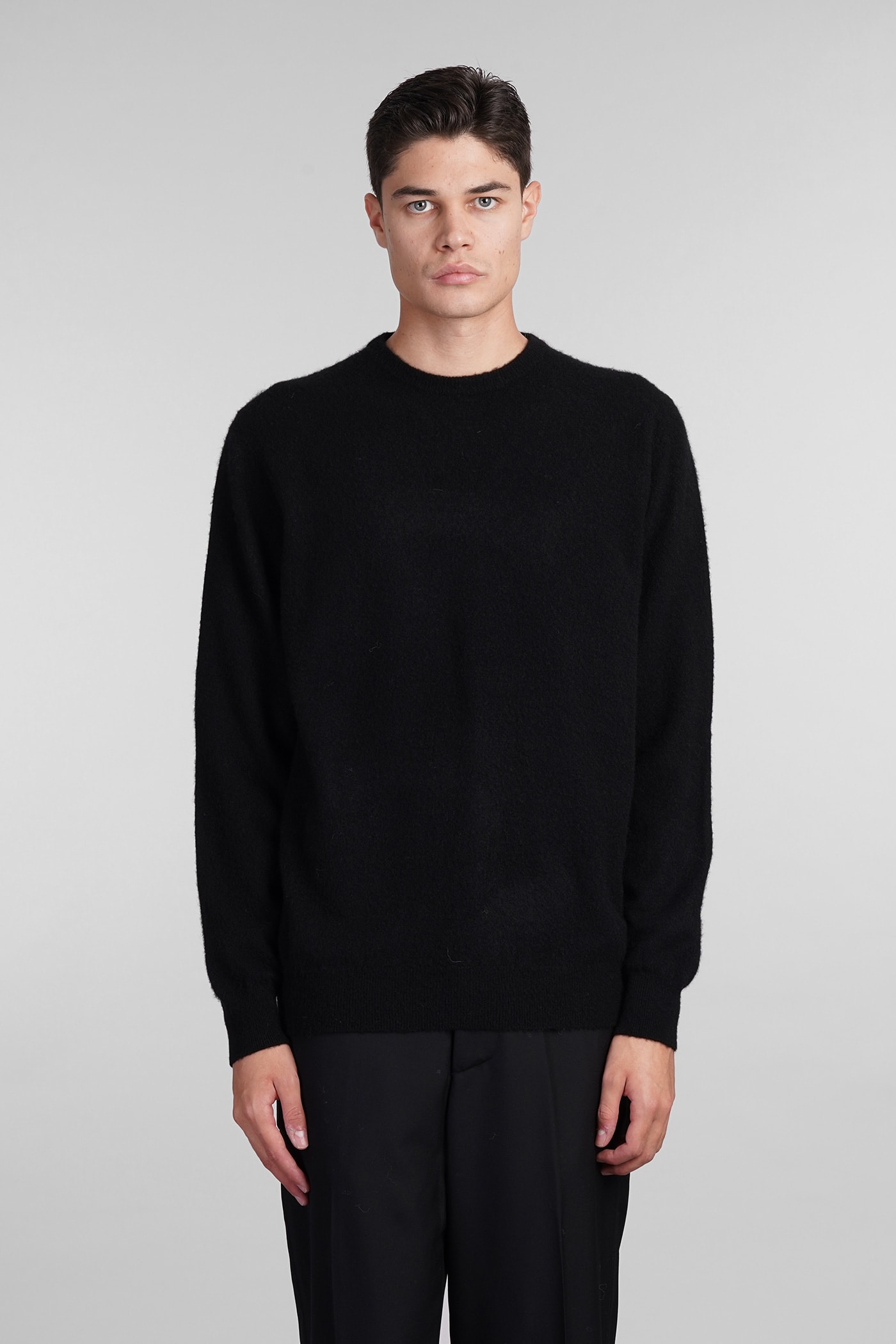 Shop Massimo Alba Kane Knitwear In Black Wool