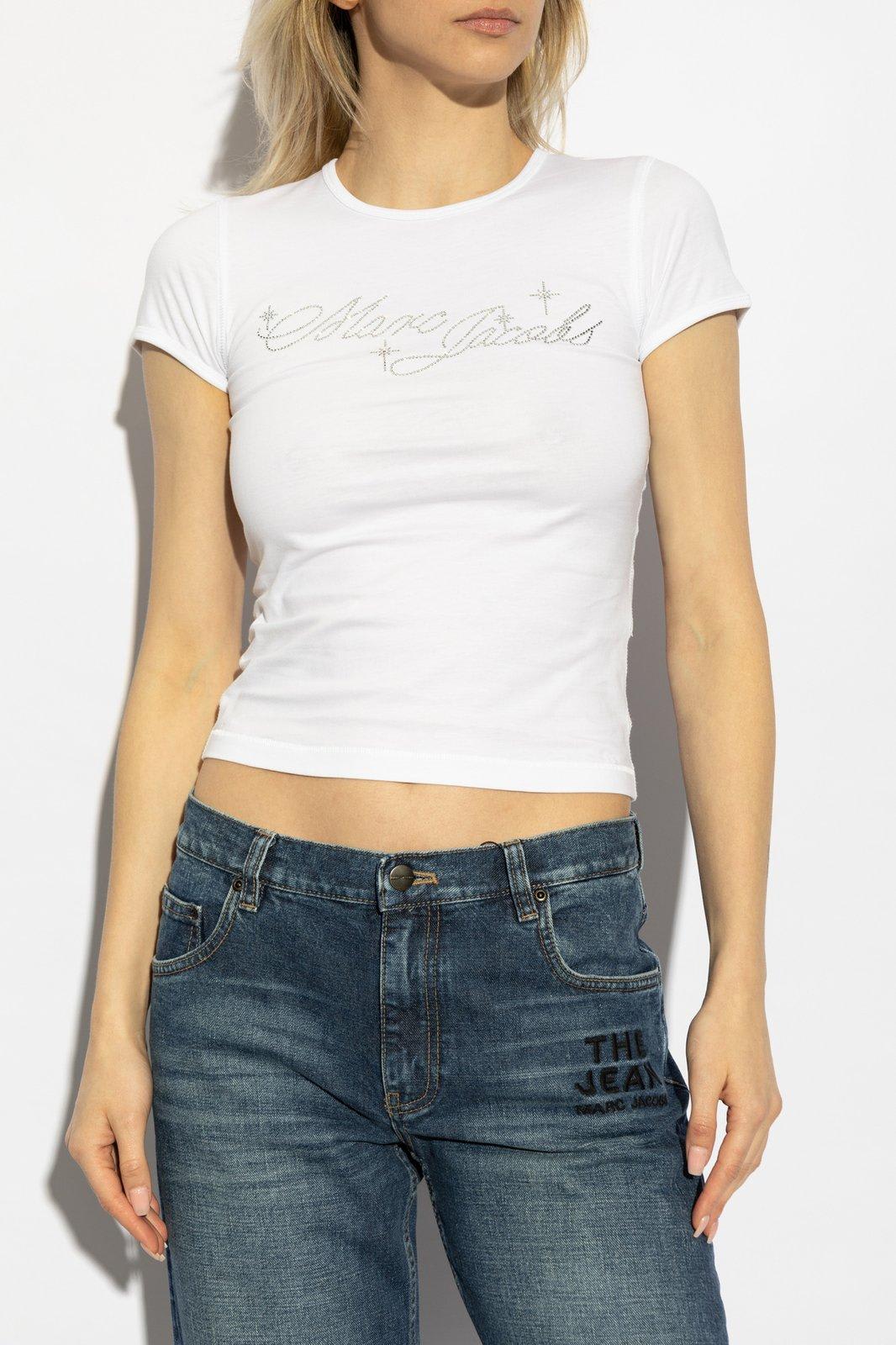 Marc Jacobs Crystal Logo T-shirt
