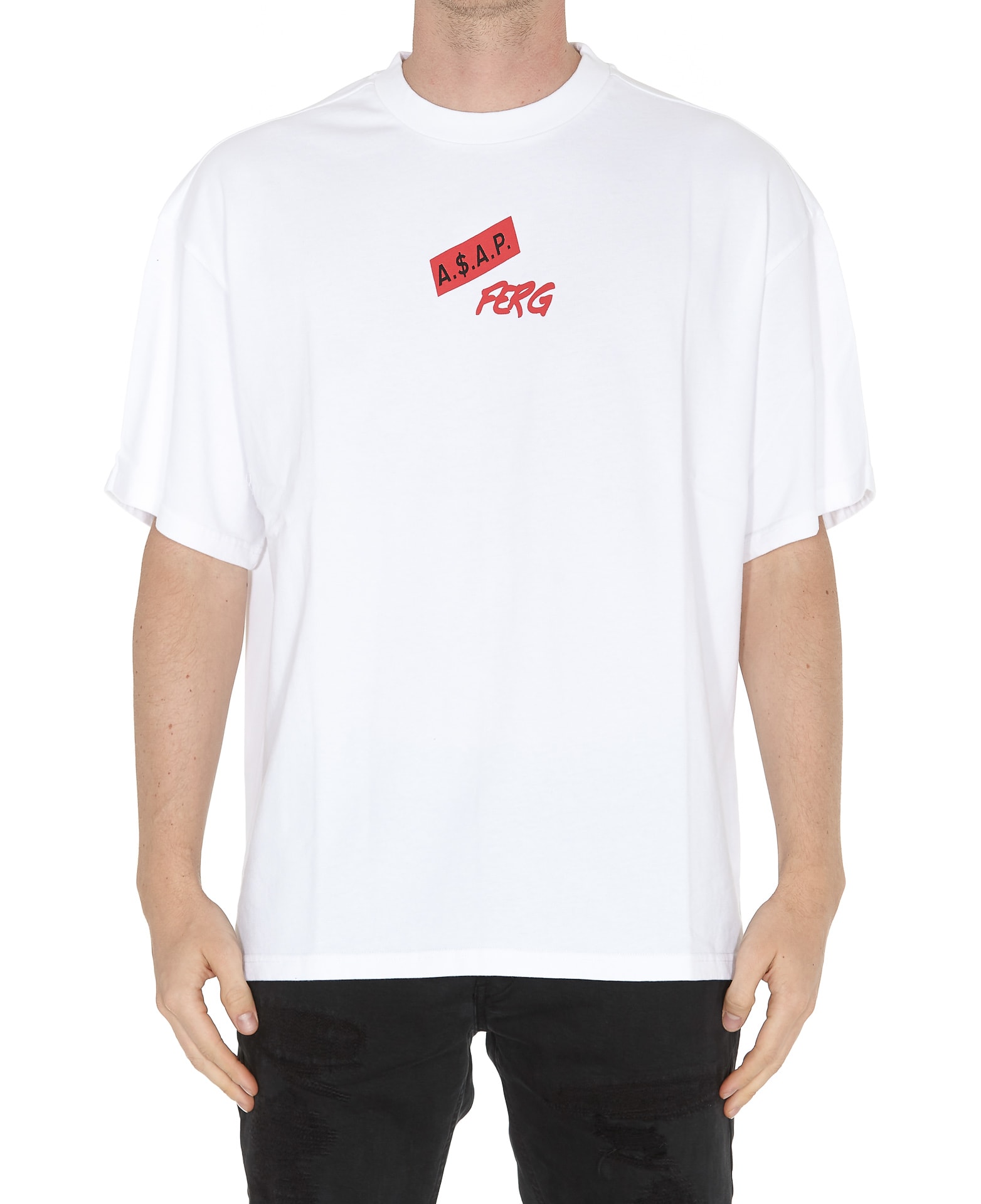 Aap Ferg By Platformx A$ap Ferg By Platformx Logo T- Shirt In White
