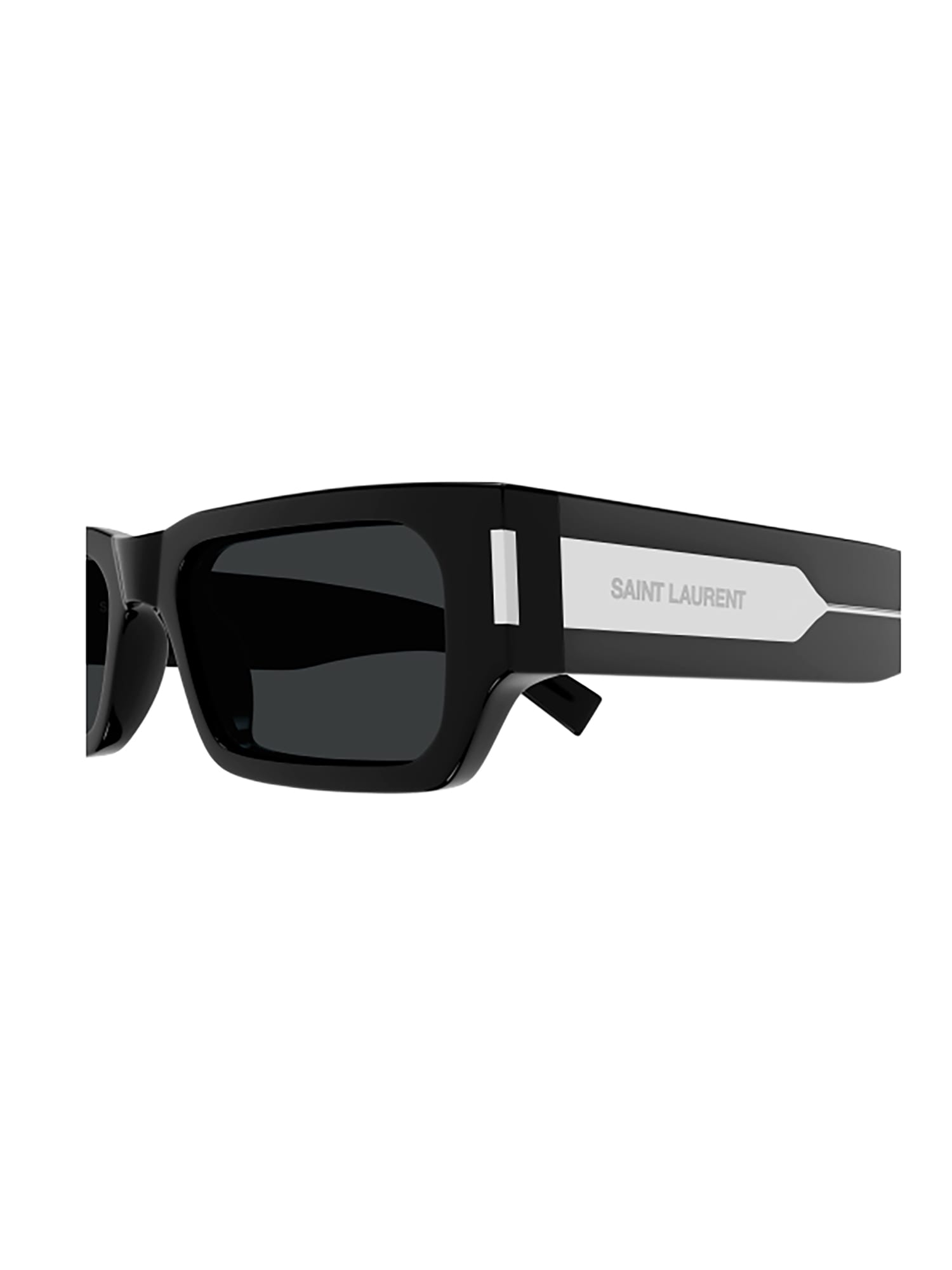 Saint Laurent Sl 660 Sunglasses In 001 Black Crystal Black