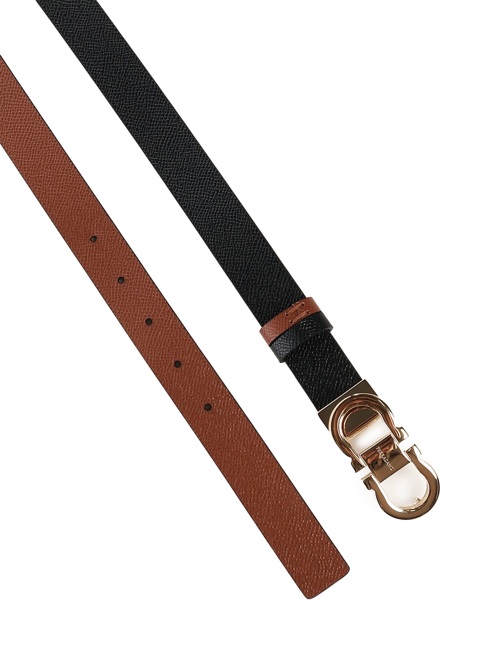 FERRAGAMO GANCINI ADJUSTABLE AND REVERSIBLE BELT
