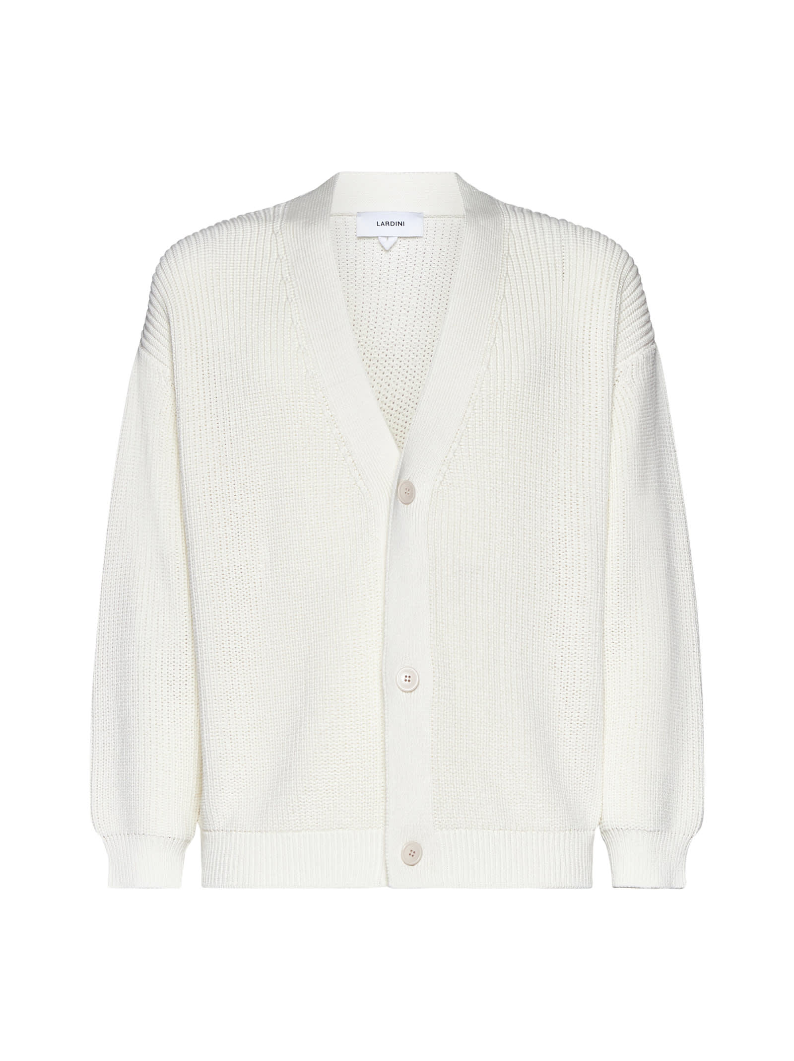 White Cotton Cardigan