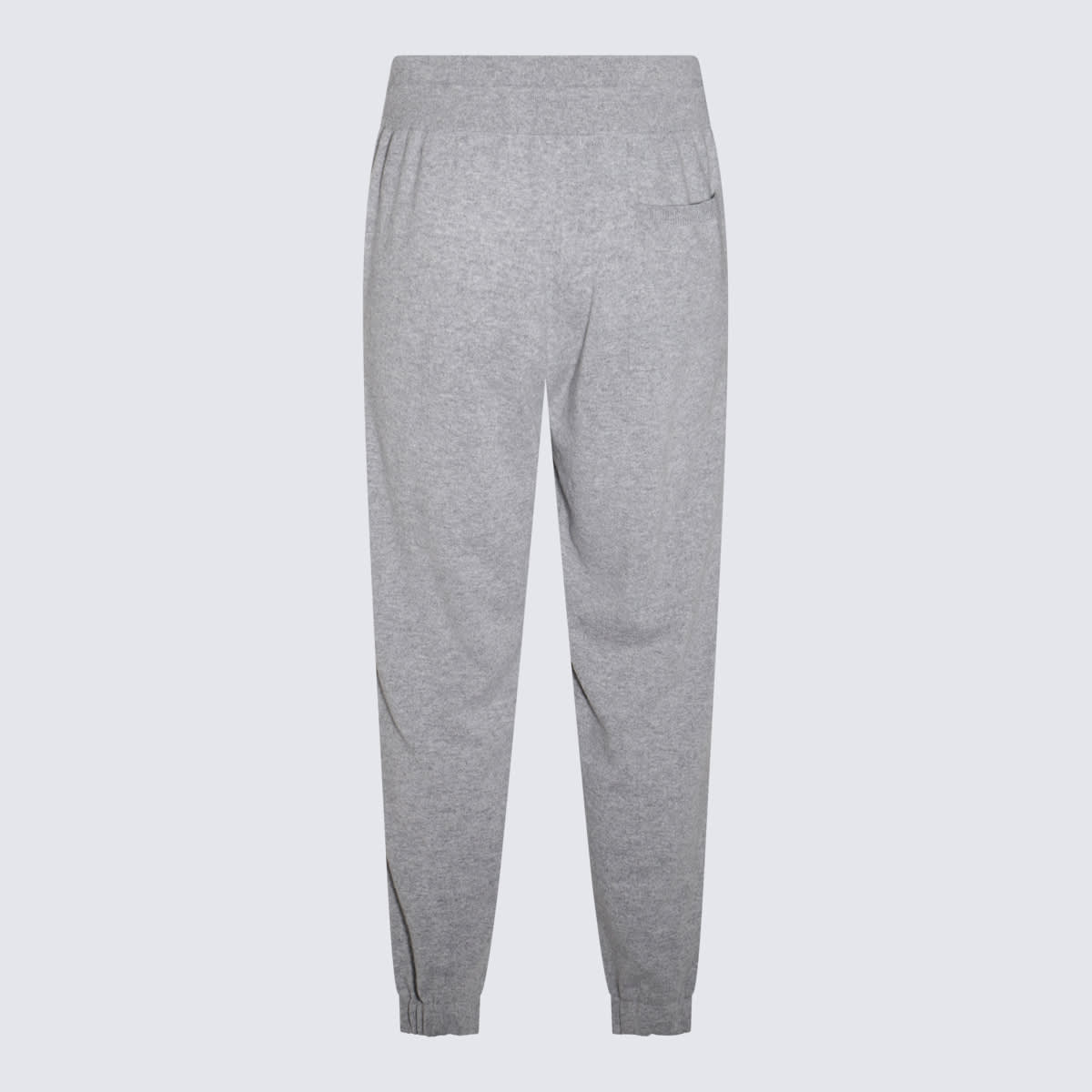 Shop Malo Grey Wool Pants In Cemento