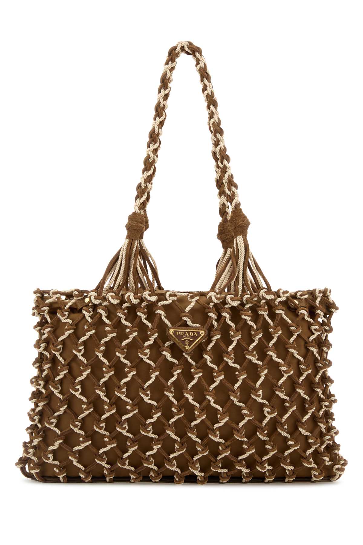 Prada Dual Texture Shopping Tote