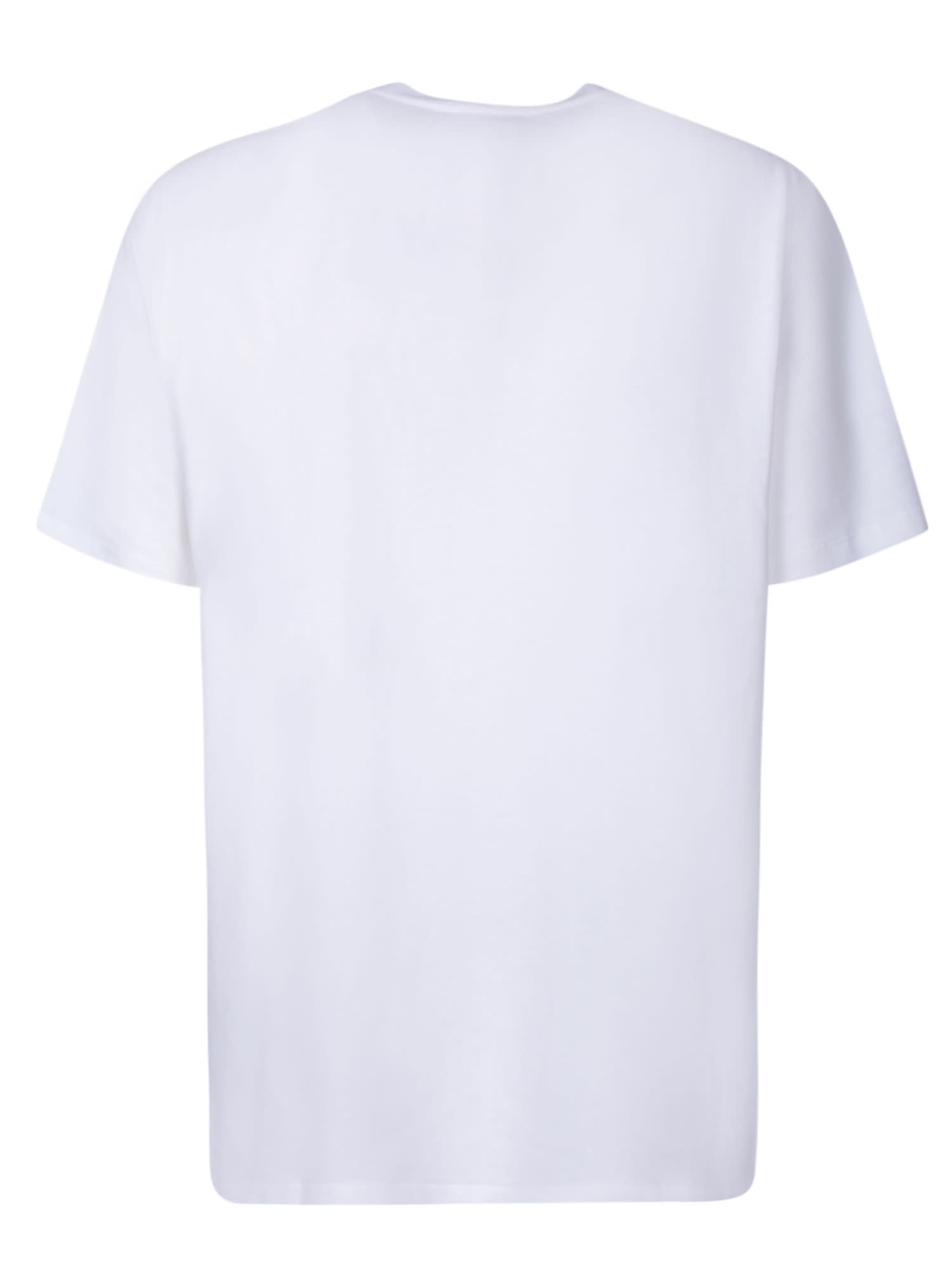 Shop Balmain Logo White T-shirt