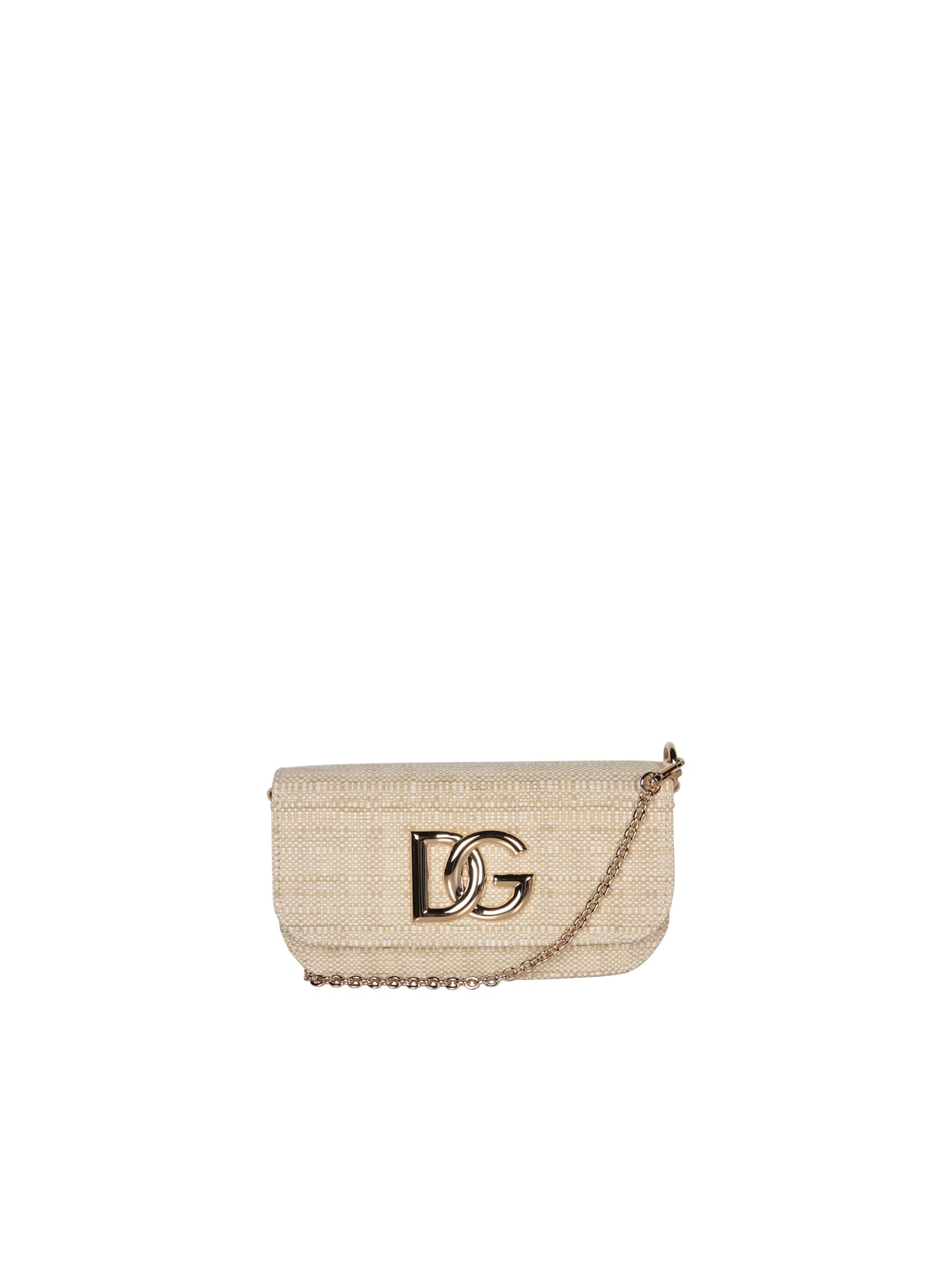 Dolce & Gabbana 3.5 Beige Cross-body Bag