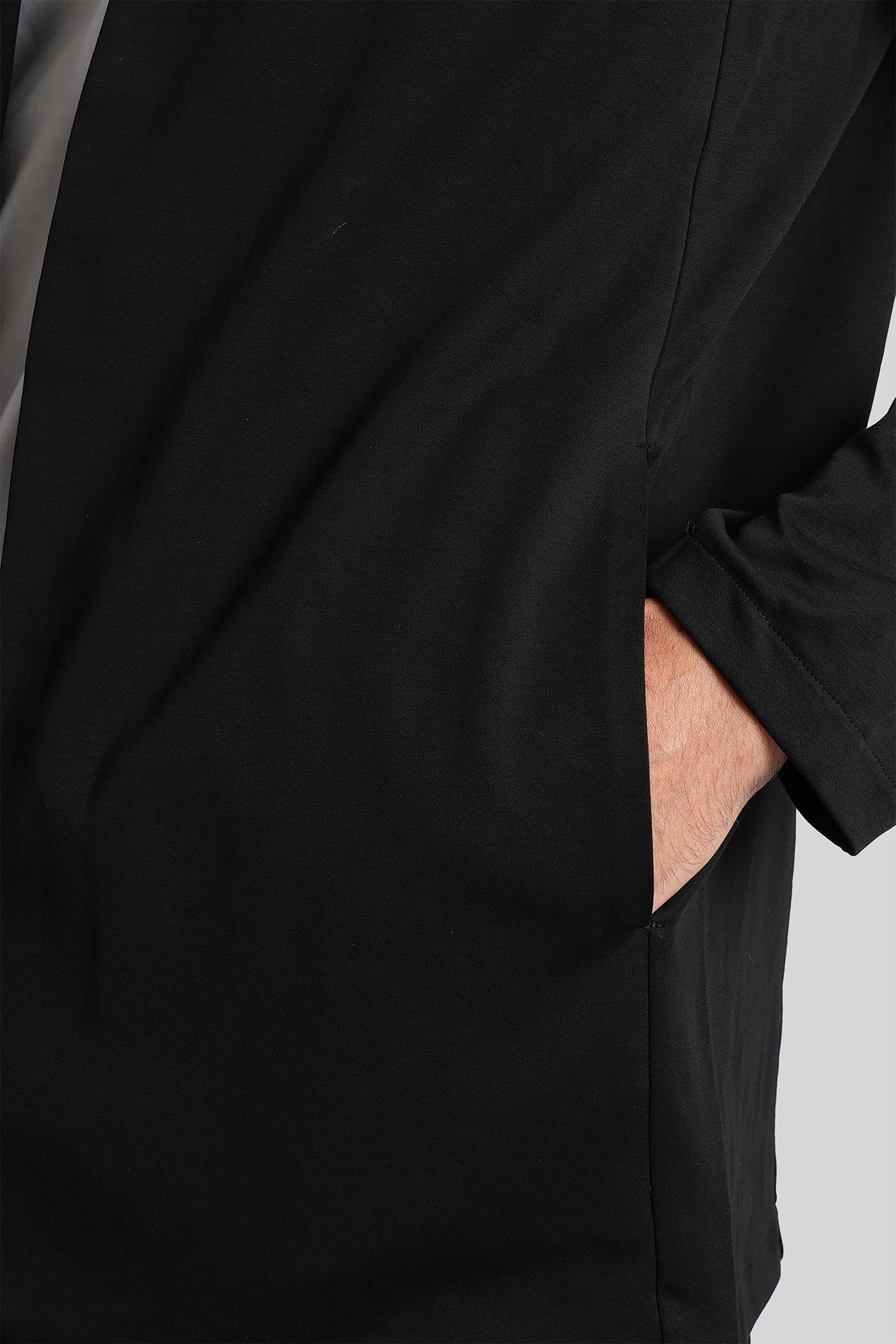 Attachment Cardigan In Black Cotton In Multi