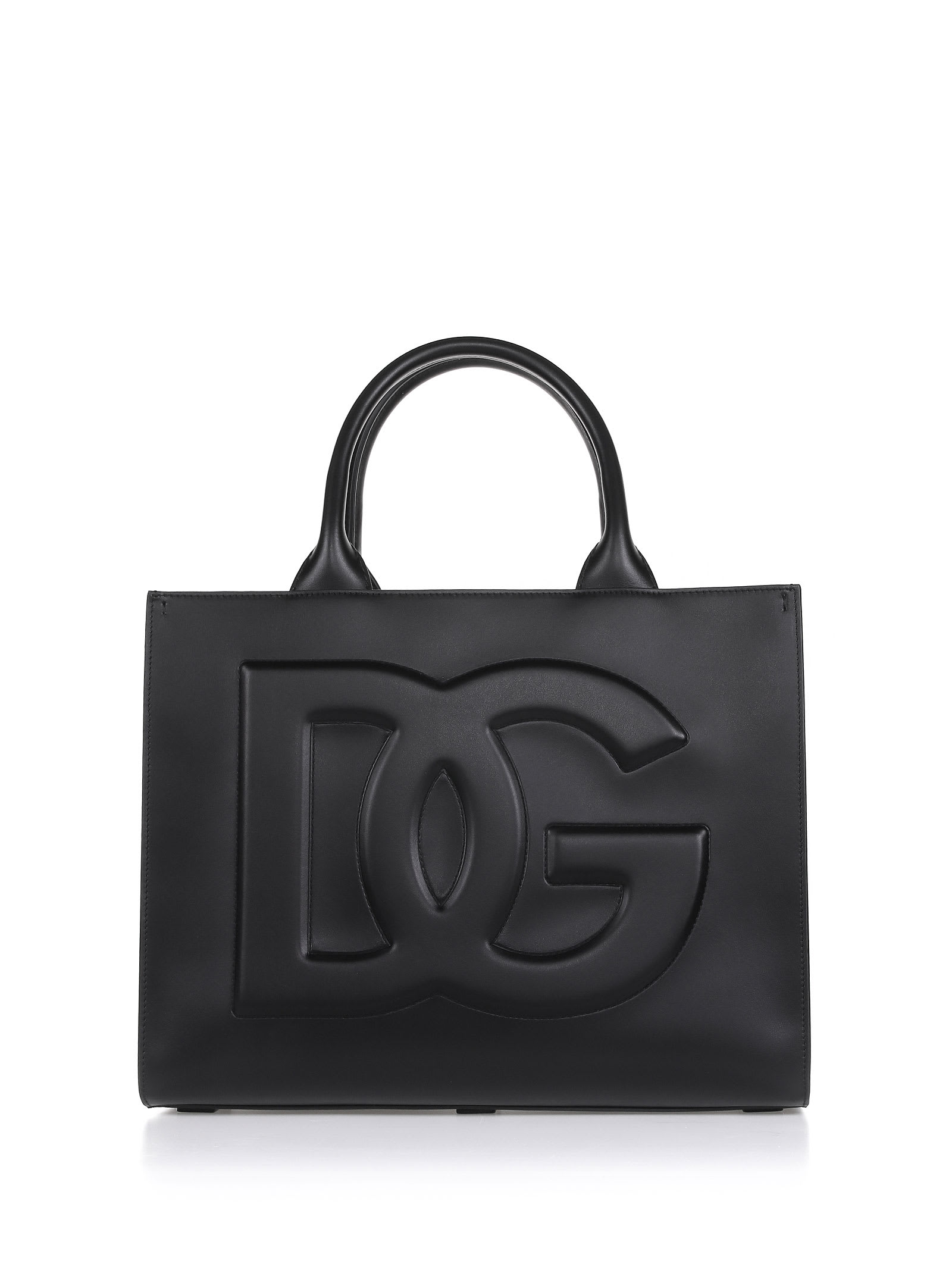 Dolce & Gabbana Shopper In Black Leather