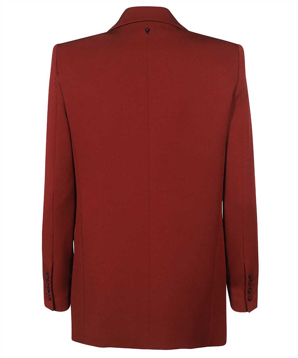 Shop Dondup Double Breasted Blazer In Red