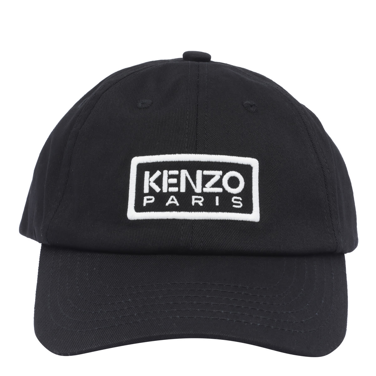 Shop Kenzo Paris Baseball Cap In Black