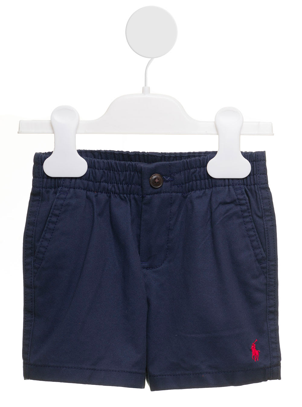 Polo Ralph Lauren Polo Raplh Lauren Kids Baby Boys Blue Cotton Shorts With Logo